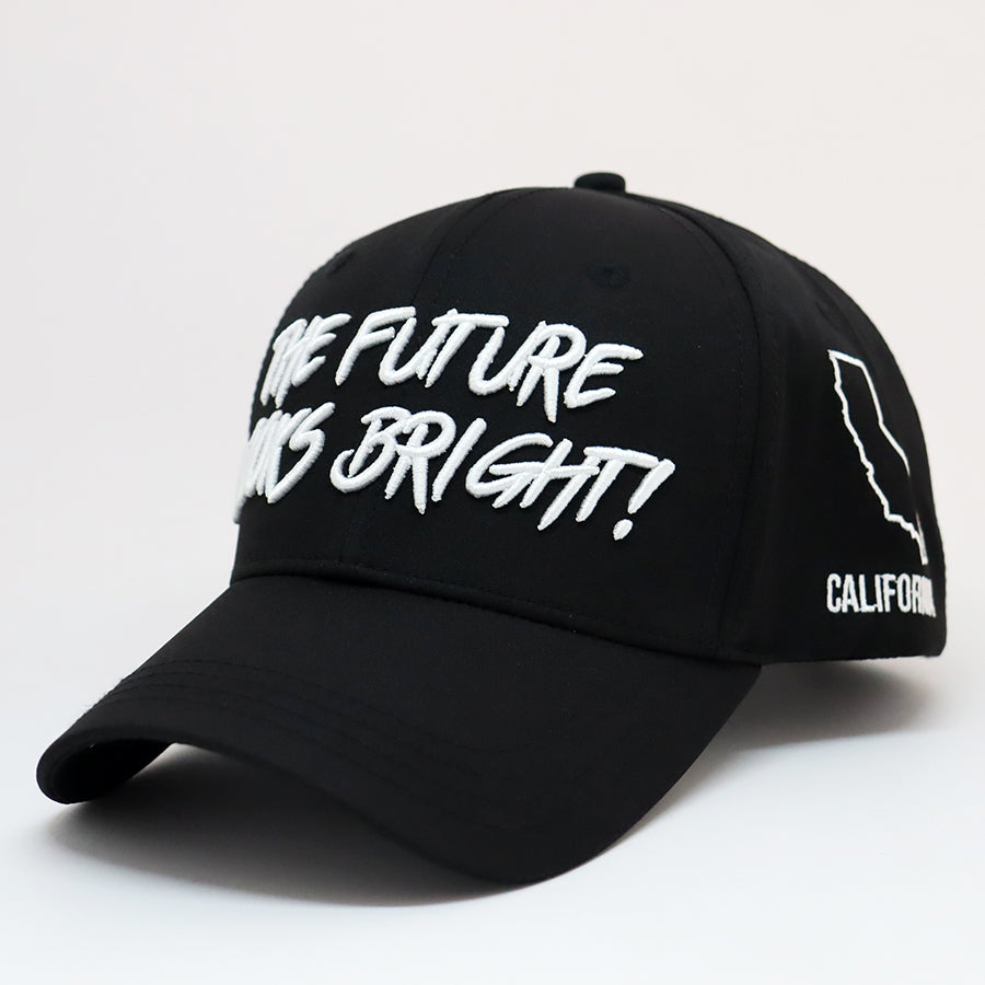 California State Future Looks Bright Black Snapback Hat - Adjustable Unisex Baseball Cap for Men & Women - Perfect for Sports, Outdoor Activities & Casual Wear
