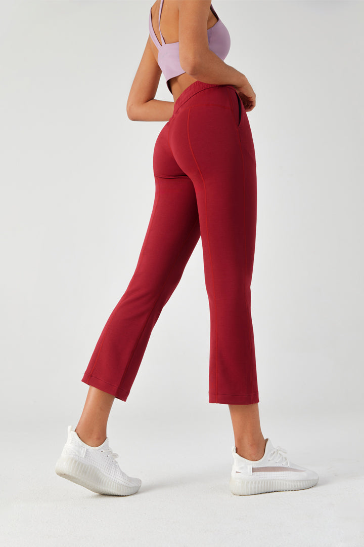 Saltum AeroChic™ Straight Leg Pants for Women - High Waisted Office Trousers, Comfortable Stretch Work Pants for Business Casual & Professional Wear
