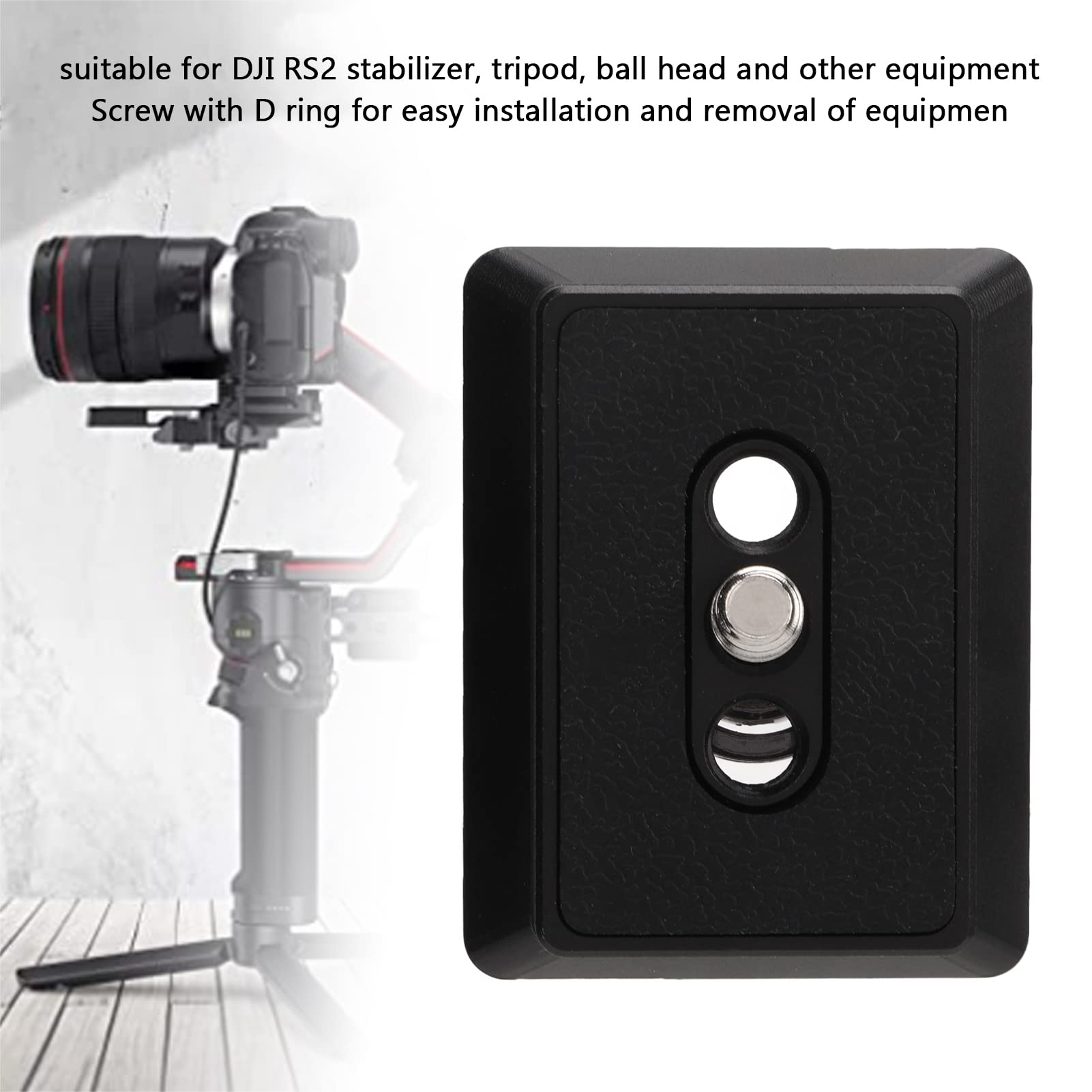 **Arca-Swiss Quick Release Plate Clamp - Aluminum Alloy Tripod Head Clamp with Non-Slip Pad Kit for Camera Stabilizers & DSLR Gimbals - Perfect for Photography & Videography**