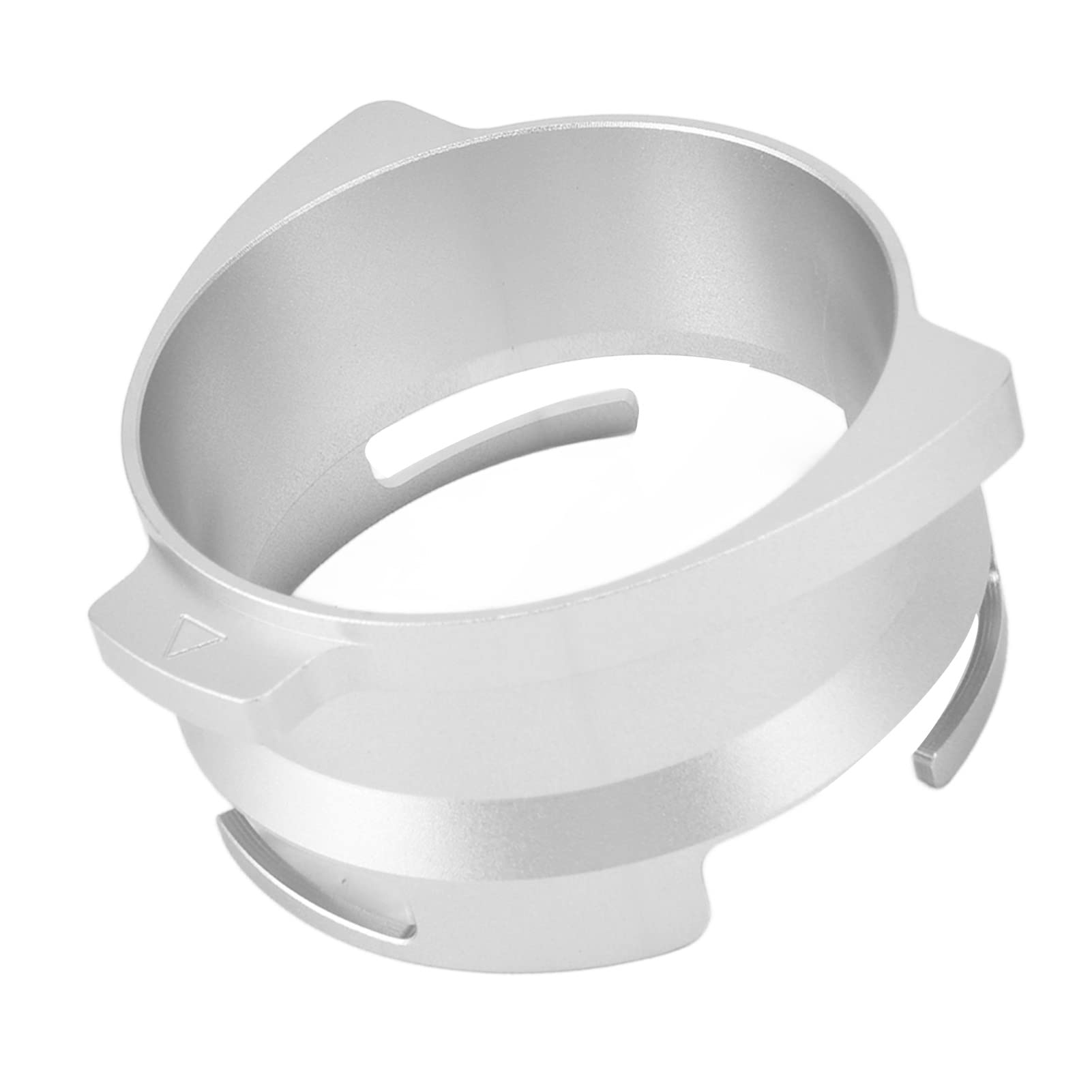 Premium 54mm Rotatable Aluminum Alloy Dosing Funnel - Wear-Resistant Silver Coffee Dosing Tool for Espresso Machines | Perfect for Baristas & Home Brewing