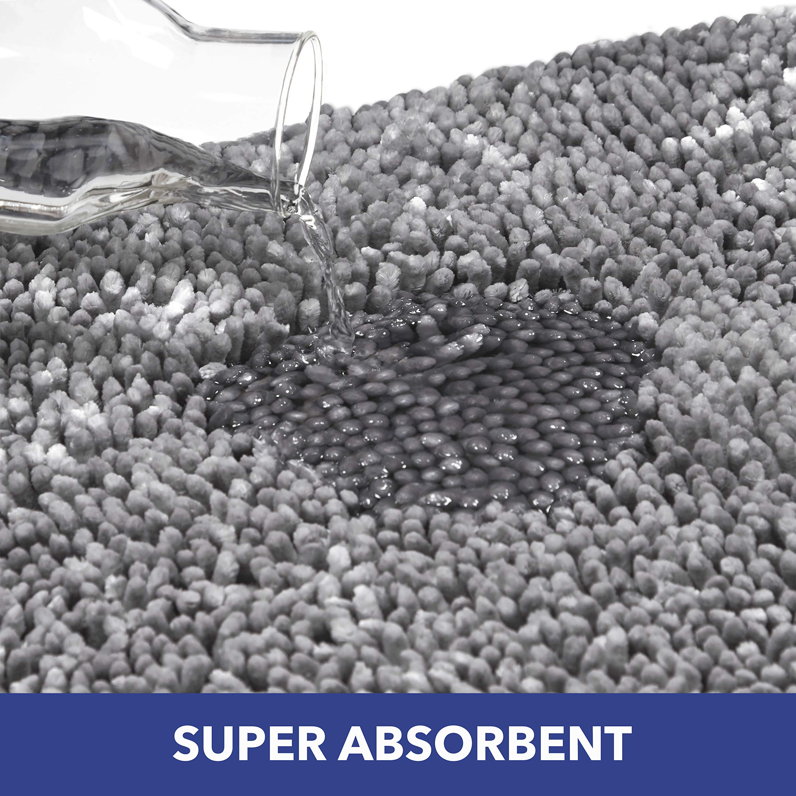 Premium Non-Slip Bathroom Rug - Super Absorbent & Ultra Soft Bath Mat for Shower, Spa & Bathroom (20