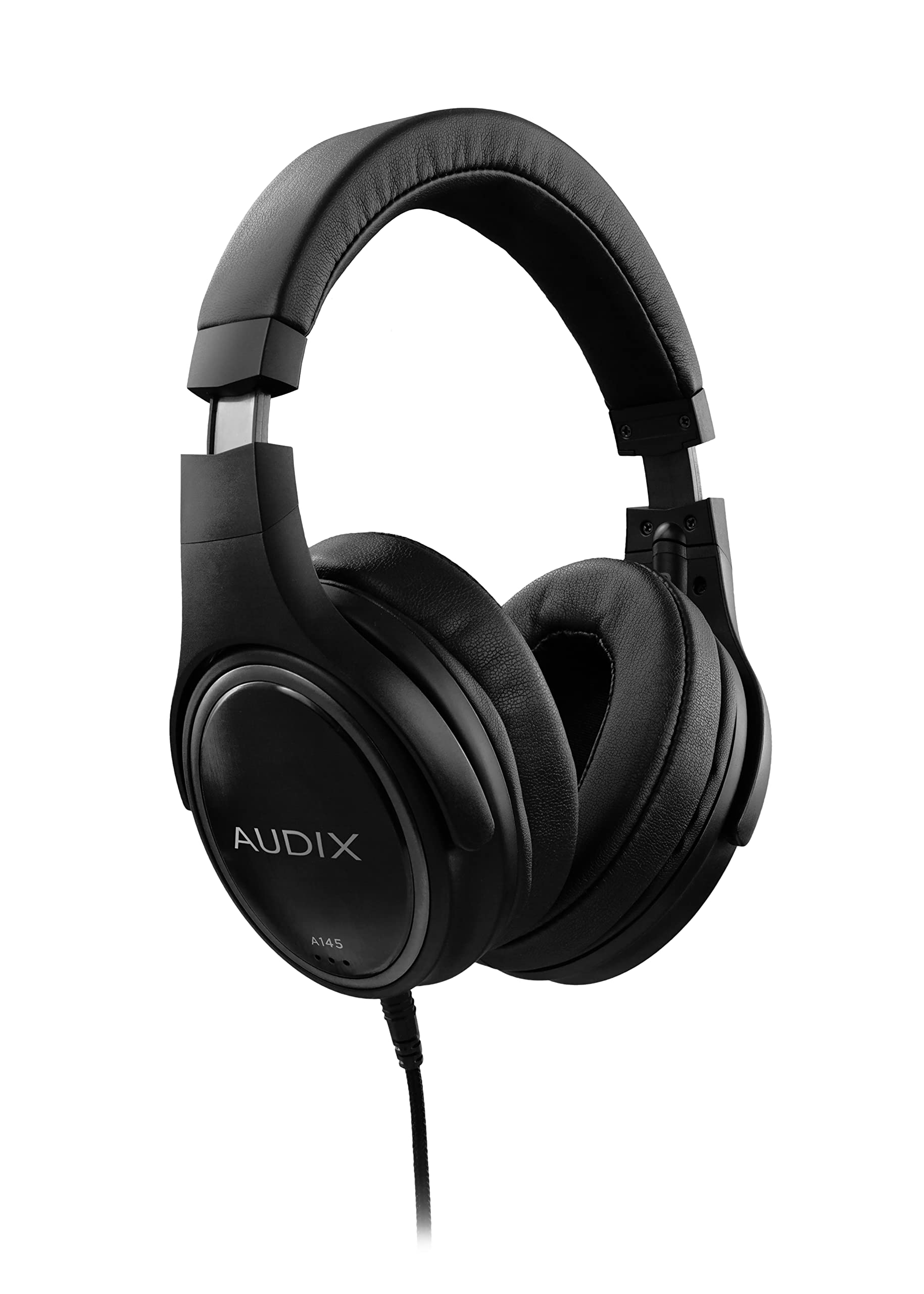 Audix A145 Professional Studio Headphones with Enhanced Bass - Premium Over-Ear Headphones for Music Mixing, Mastering, Recording & Podcasting - Ideal for Musicians, DJs & Audio Engineers