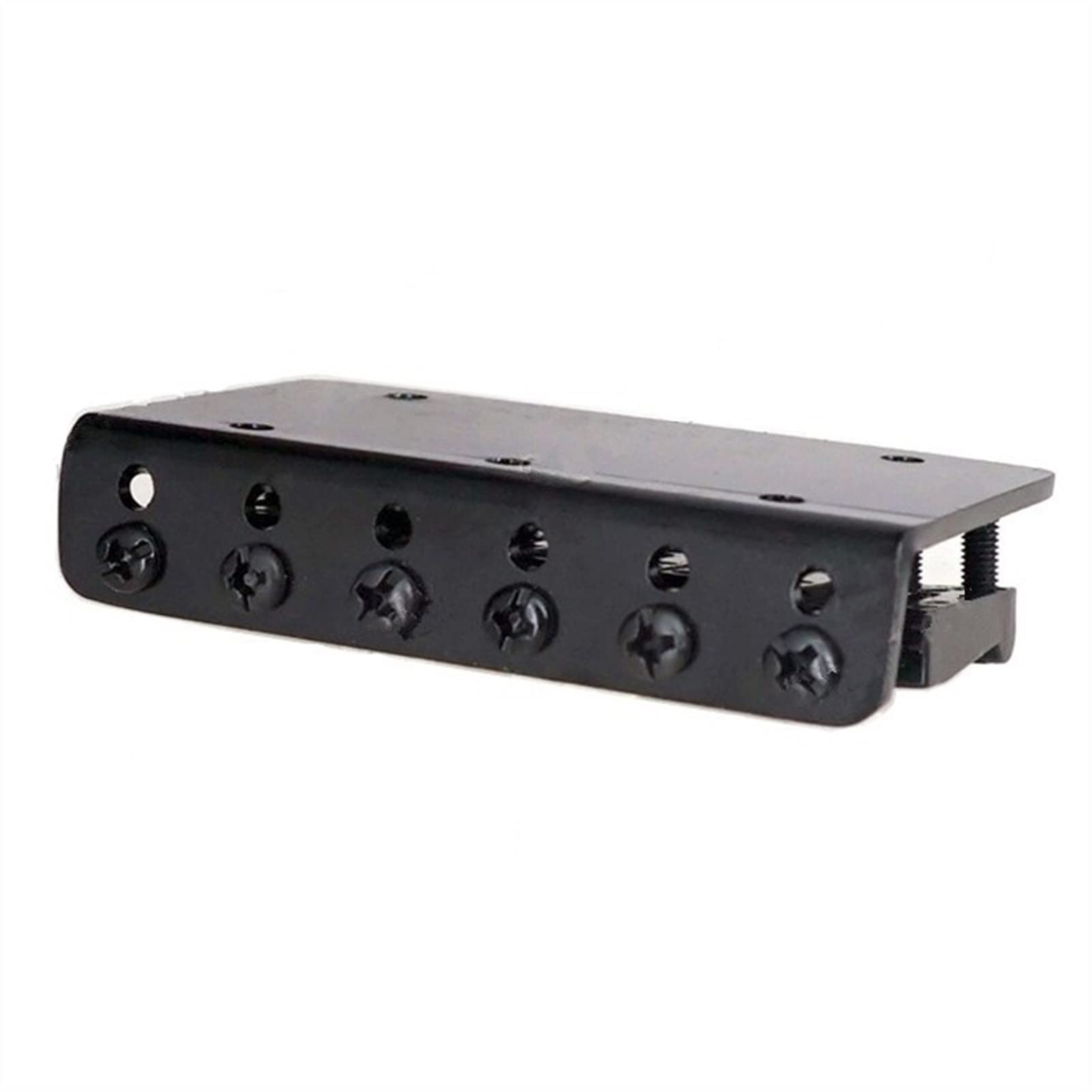 Black Electric Guitar 6-String Top Load Saddle Bridge Set - Replacement Bridge Parts for Guitar Repair & Upgrade | Perfect for Rock, Blues & Metal Performances