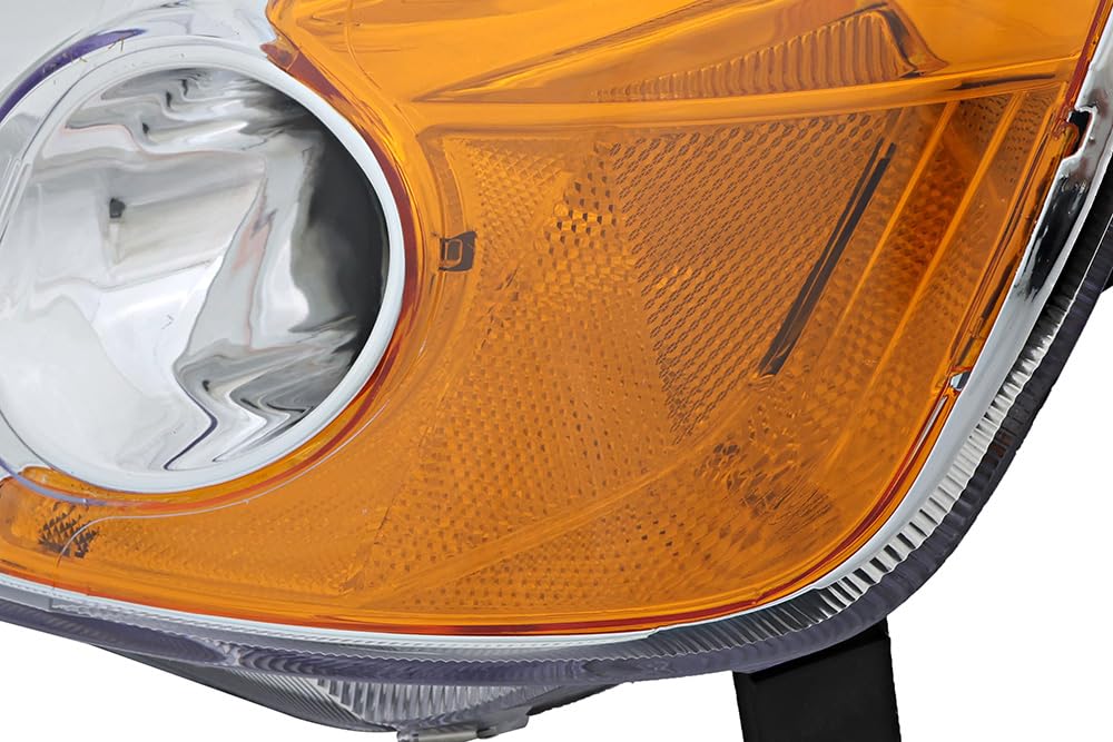 Honda Civic Coupe Headlights Replacement Set - Halogen Headlamps for Driver & Passenger Side (2001-2003) | Perfect for Night Driving & Auto Restoration Projects