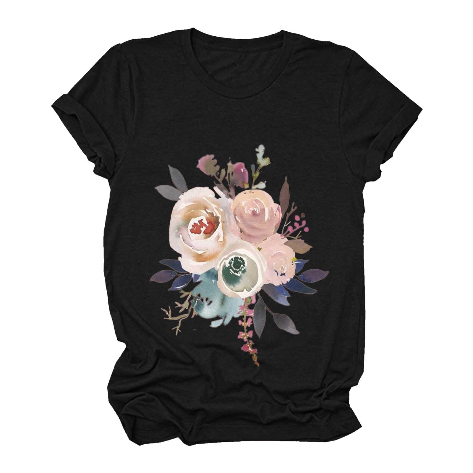 Vintage Leopard Graphic T-Shirt for Women - Trendy Short Sleeve O-Neck Casual Loose Fit Tee | Perfect for Everyday Wear, Weekend Outings & Street Style Fashion