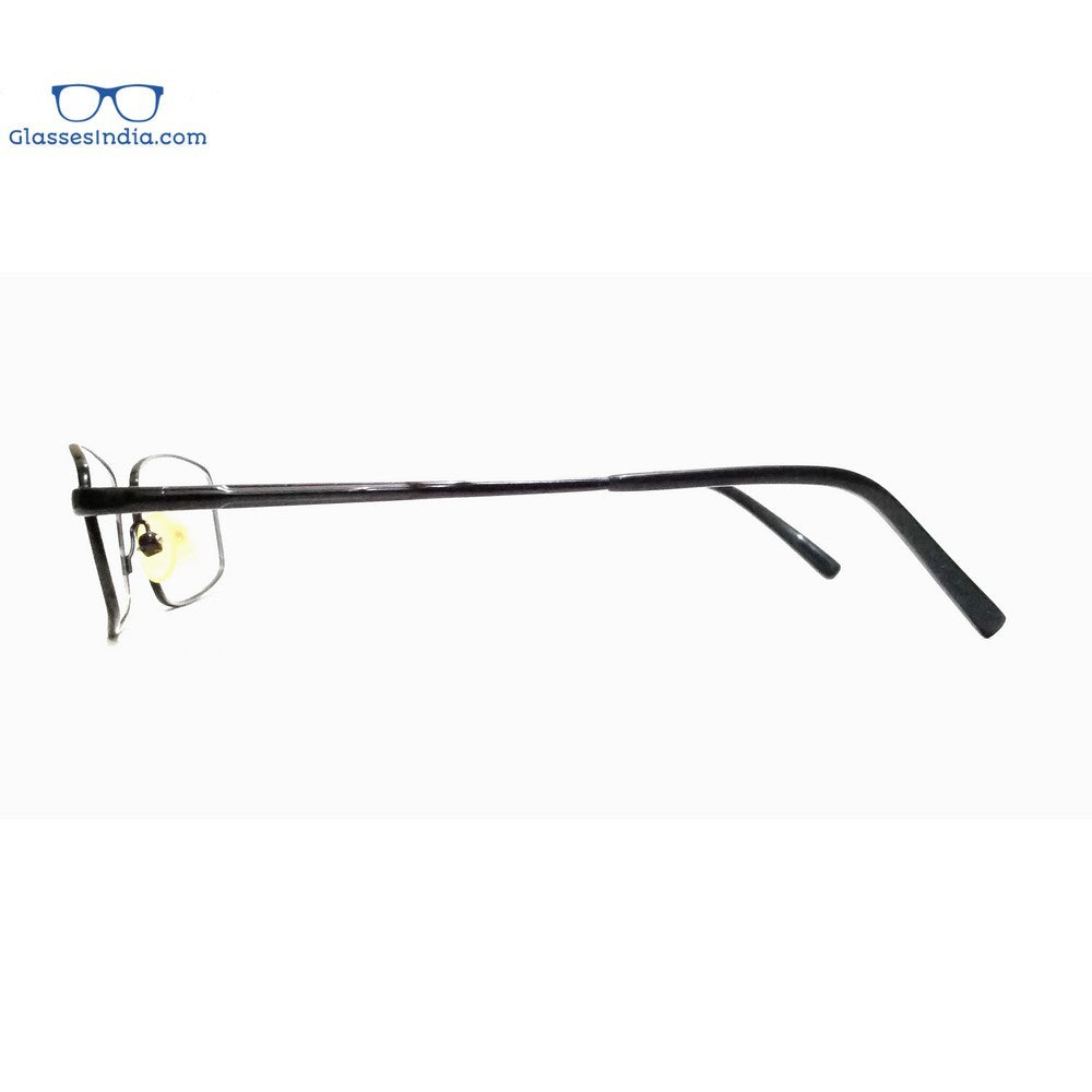Premium Black Full Frame Rectangle Progressive Glasses - No-Line Multifocal Bifocal Lenses (1189BK) | Ideal for Reading, Computer Work & Everyday Use