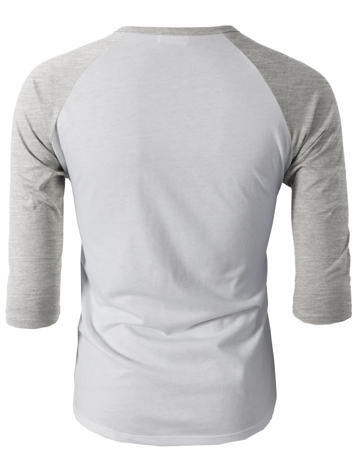 Men's Casual Slim Fit Henley Shirts - Raglan Long & 3/4 Sleeve Baseball Tees | Breathable Jersey Fabric for Everyday Wear, Gym & Outdoor Activities