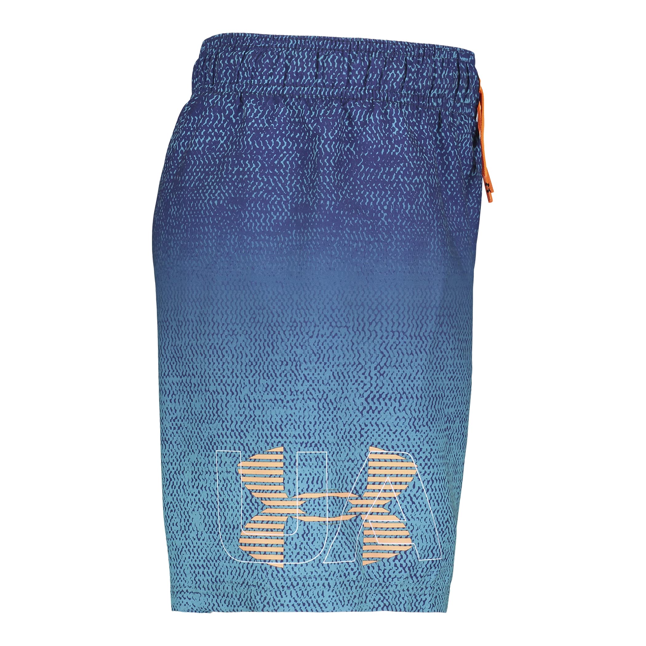 Under Armour Boys' Swim Trunk Shorts - Lightweight Quick-Dry Water Repellent Swimwear for Kids | Sonar Blue Maze | Perfect for Pool, Beach & Summer Water Activities