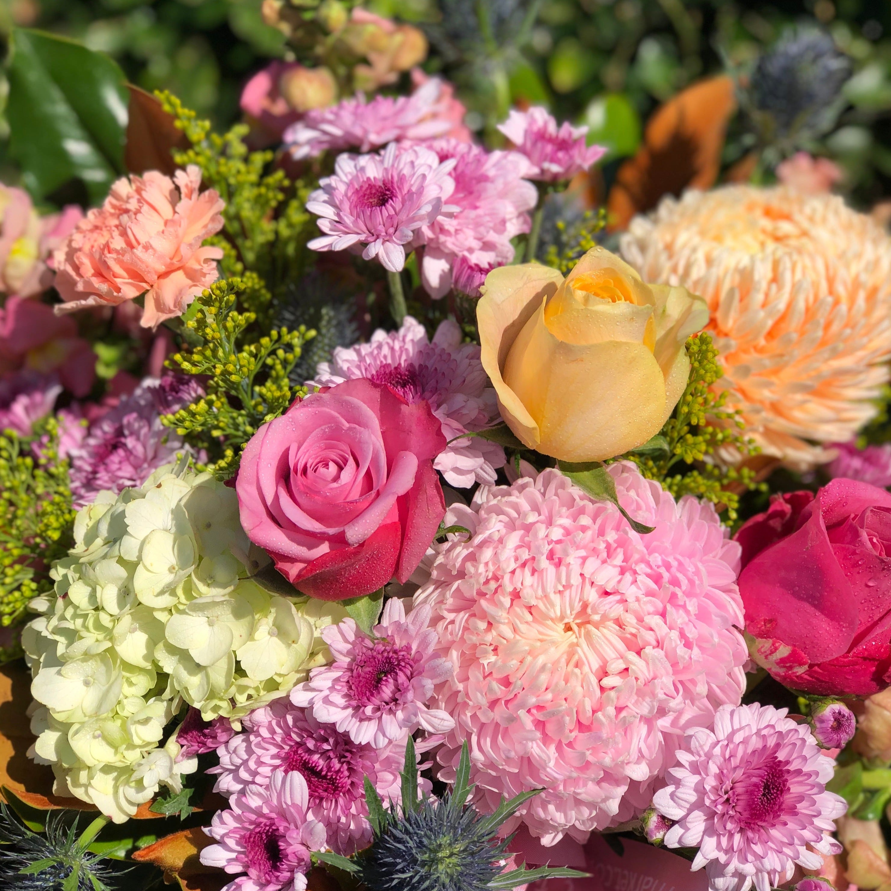 Beautiful Spring Floral Arrangement - Fresh Artificial Flowers for Home Decor, Wedding Centerpieces & Gift Ideas