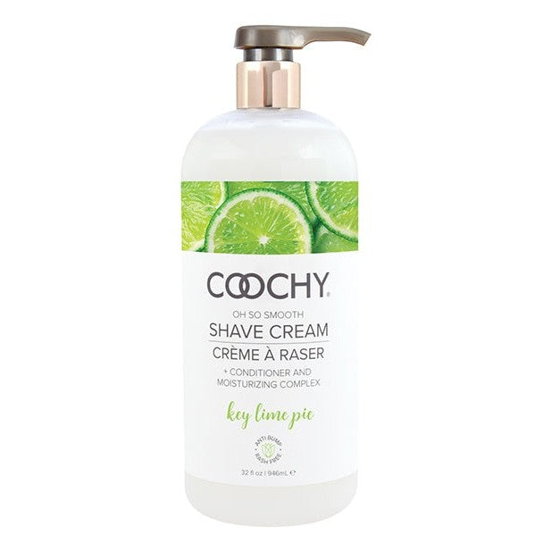 Coochy Shave Cream - Key Lime Pie Scent, 12.5 Oz - Ultra Moisturizing & Hypoallergenic for Smooth, Bump-Free Shave - Perfect for Sensitive Skin & Bikini Area
