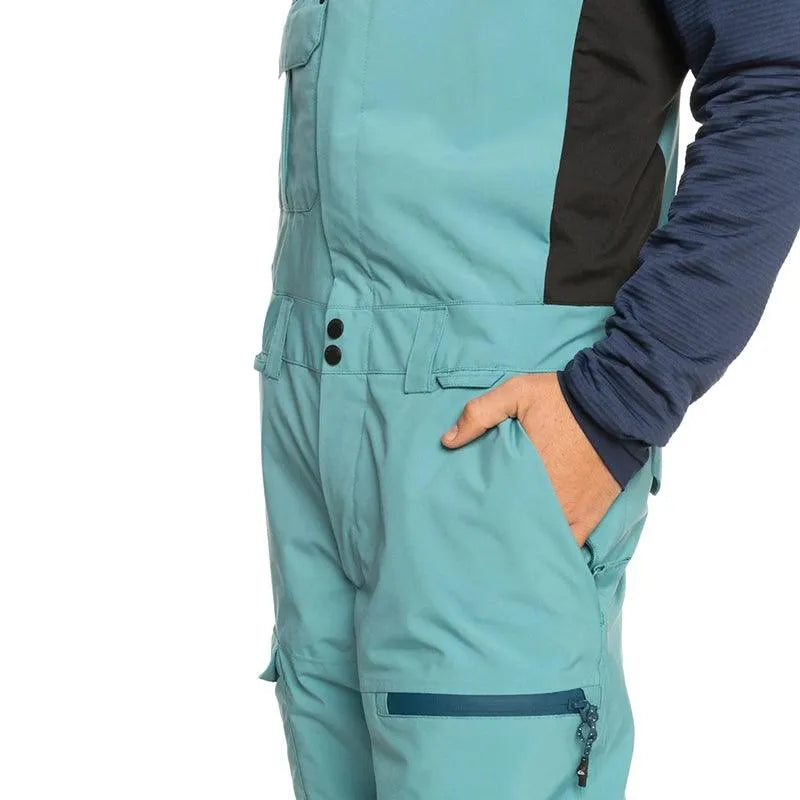 Quiksilver Men's Entero Snow Utility Jacket - Waterproof Winter Coat for Skiing & Snowboarding - Verde Agua Color