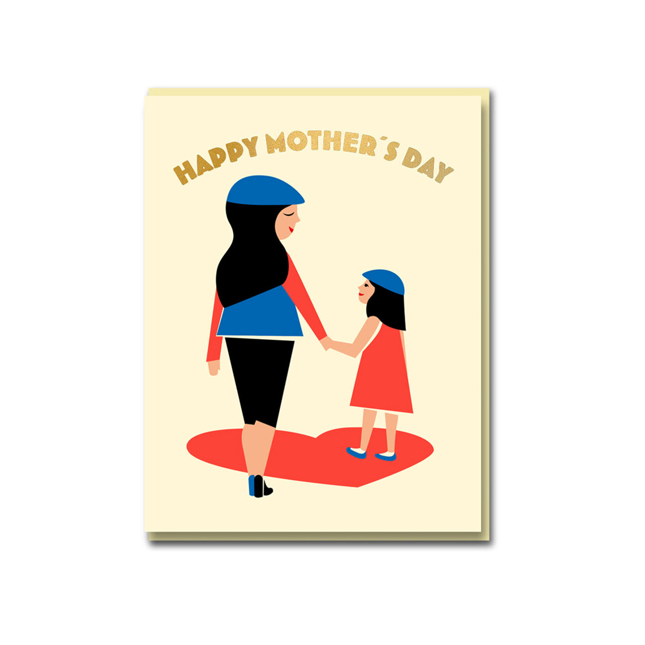 Beautiful Mum and Daughter Greeting Card - Heartwarming Birthday, Mother's Day & Thank You Card - Perfect for Special Moments & Family Celebrations
