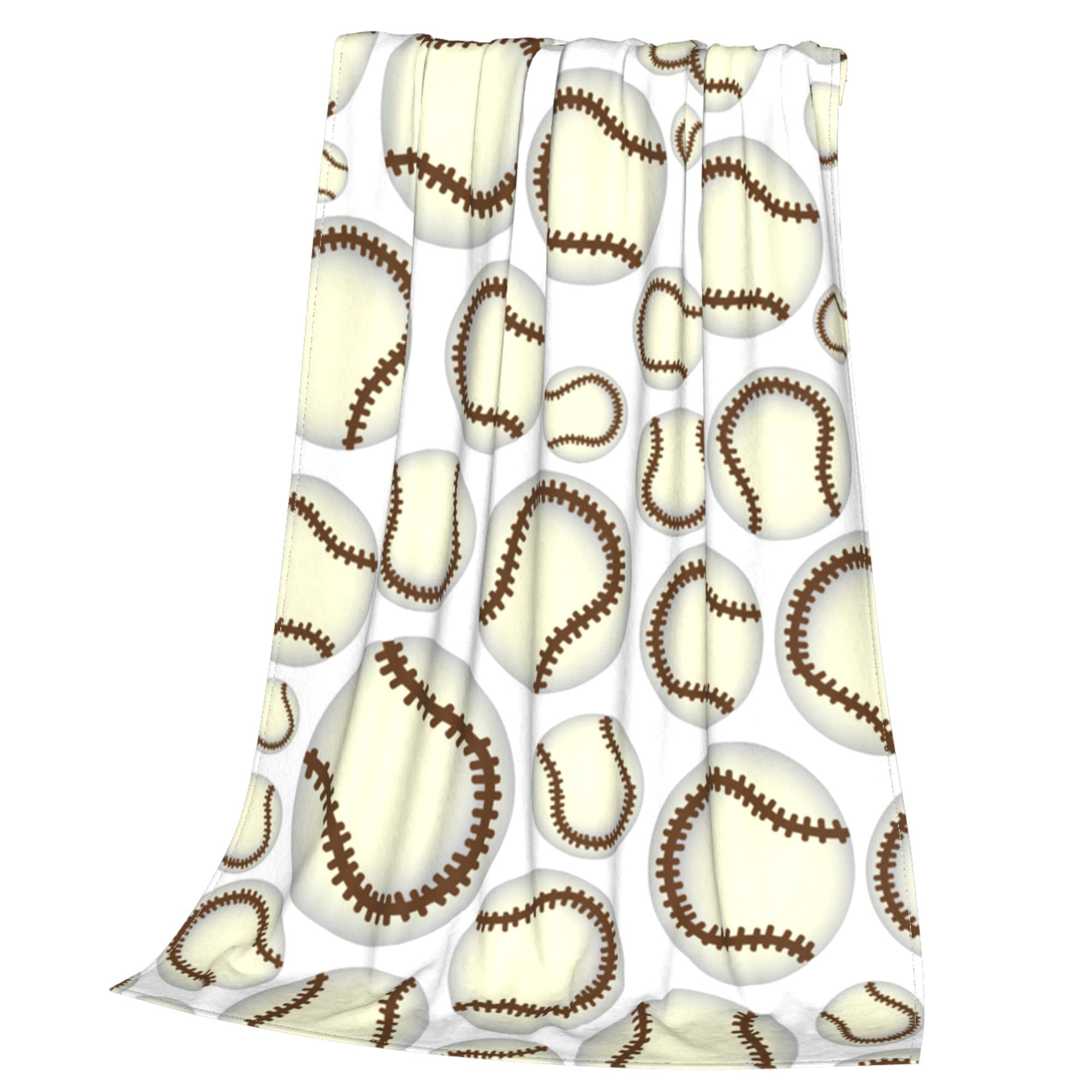 Lightweight Flannel Blanket - Soft & Cozy Summer Throw for Couch, Bed, Sofa - Queen & King Size Fleece Blankets in White - Perfect for Lounging, Picnics & Outdoor Activities