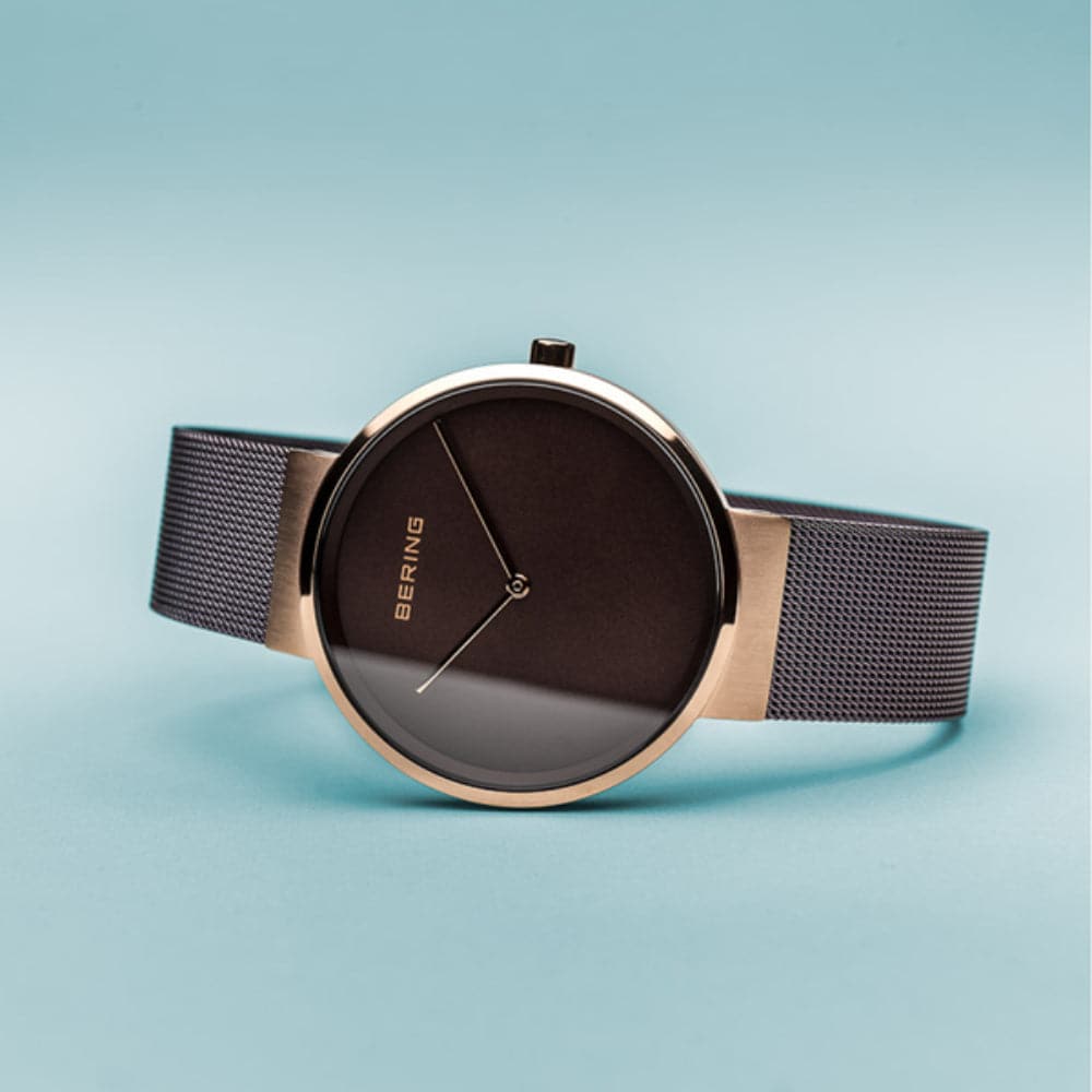 BERING 14539-262 Women's Watch - Elegant Stainless Steel Analog Watch with Date Window, Water Resistant, Perfect for Work, Parties & Everyday Wear
