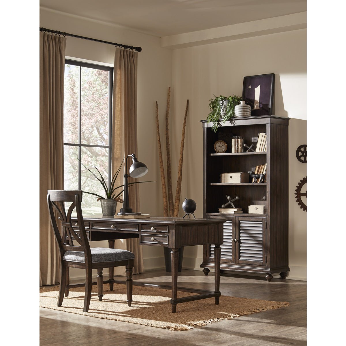 Cardano Collection Writing Desk - Modern Home Office Desk with Drawers, Study Table for Small Spaces - Perfect for Remote Work, Online Classes & Crafting