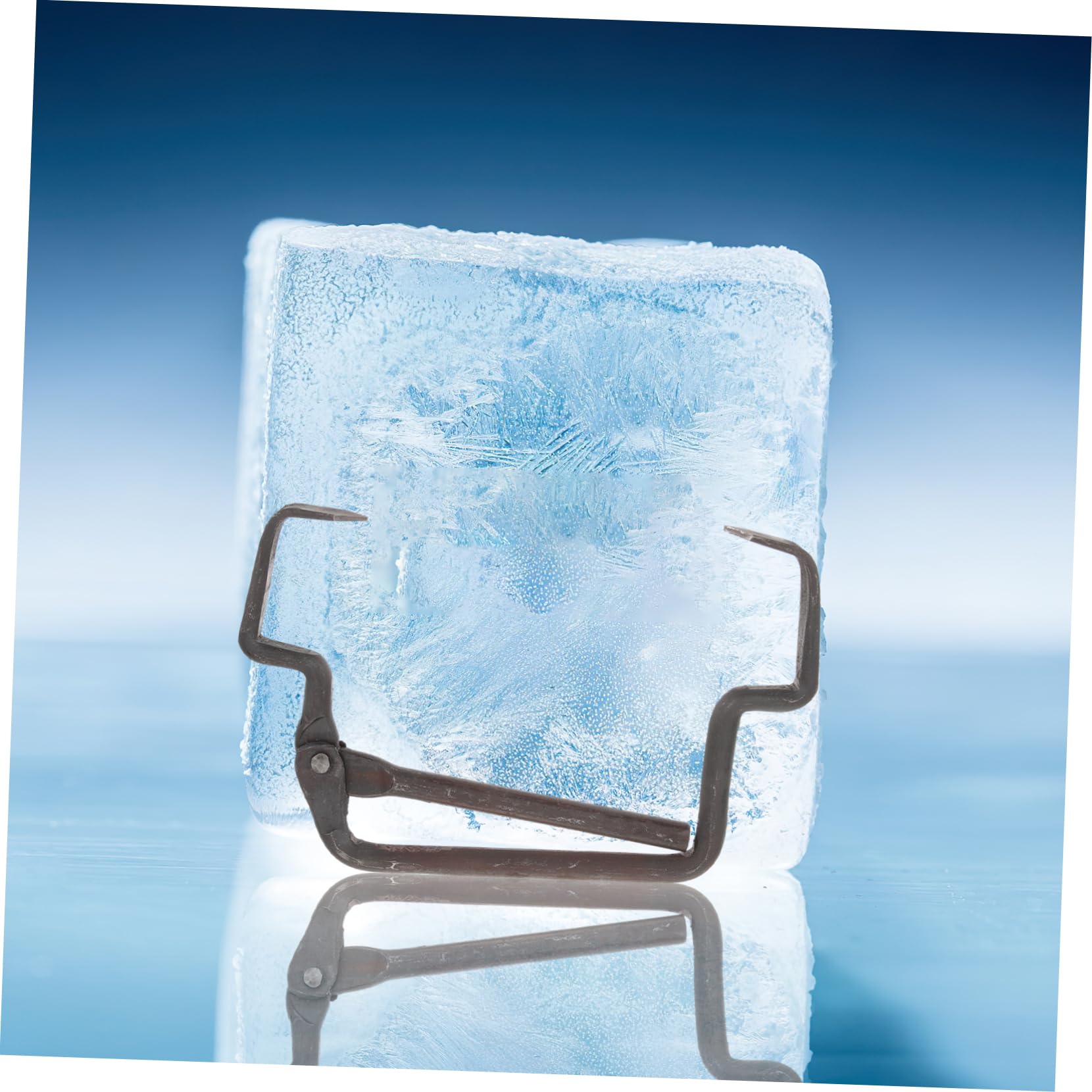 Heavy Duty Industrial Ice Statue Lifter - Reusable Ice Tong Tow Bar for Moving & Lifting Large Ice Blocks - Perfect for Ice Sculptures, Catering Events & Commercial Use