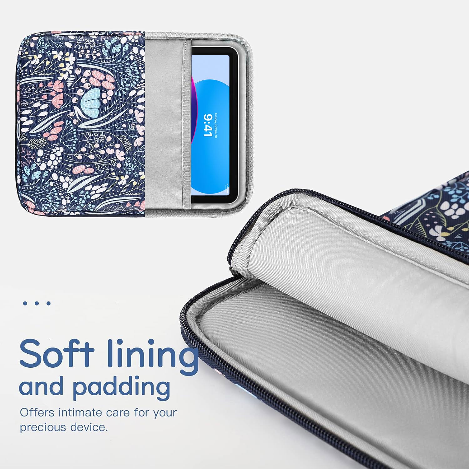 Premium 9-11 Inch Tablet Sleeve Case for iPad 10th Gen 10.9