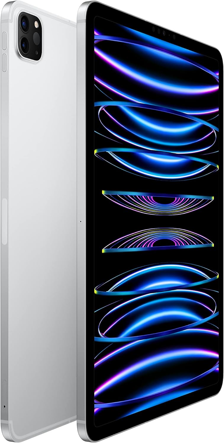 Apple iPad Pro 11 (4th Generation 2022) 256GB WiFi + 5G LTE Unlocked - Space Gray (Renewed Like New) for Work, Travel & Creative Projects