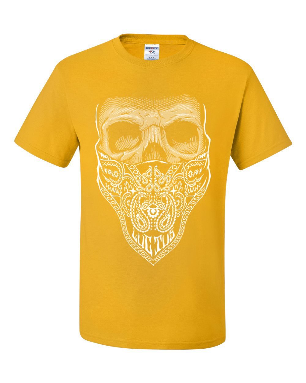 Skull Bandana T-Shirt - Badass Gangsta Swag Dead Tee for Men & Women | Perfect for Streetwear, Concerts & Biker Events