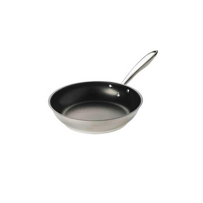 Browne 9.5 Inch Thermalloy Deluxe Fry Pan with Excalibur Non-Stick Coating - 5724060 - Perfect for Sautéing, Frying & Cooking Eggs - Ideal for Home Kitchen & Professional Use