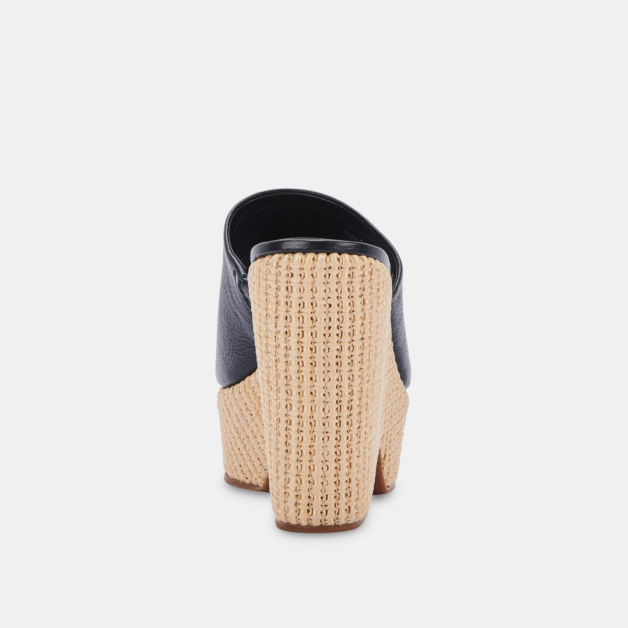 GILMA Women's Black Leather Wedge Sandals - Comfortable & Stylish for Summer, Casual Outings & Beach Wear