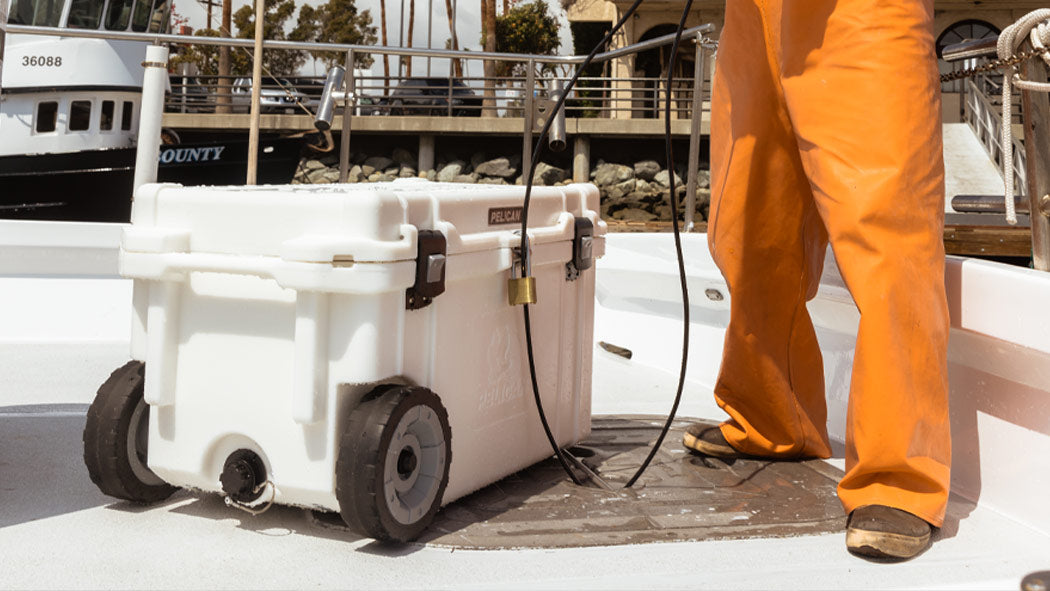 65 Quart Elite Wheeled Cooler - Heavy Duty Rolling Cooler for Camping, Beach, Tailgating & Outdoor Adventures - Insulated Ice Chest with Wheels & Handle