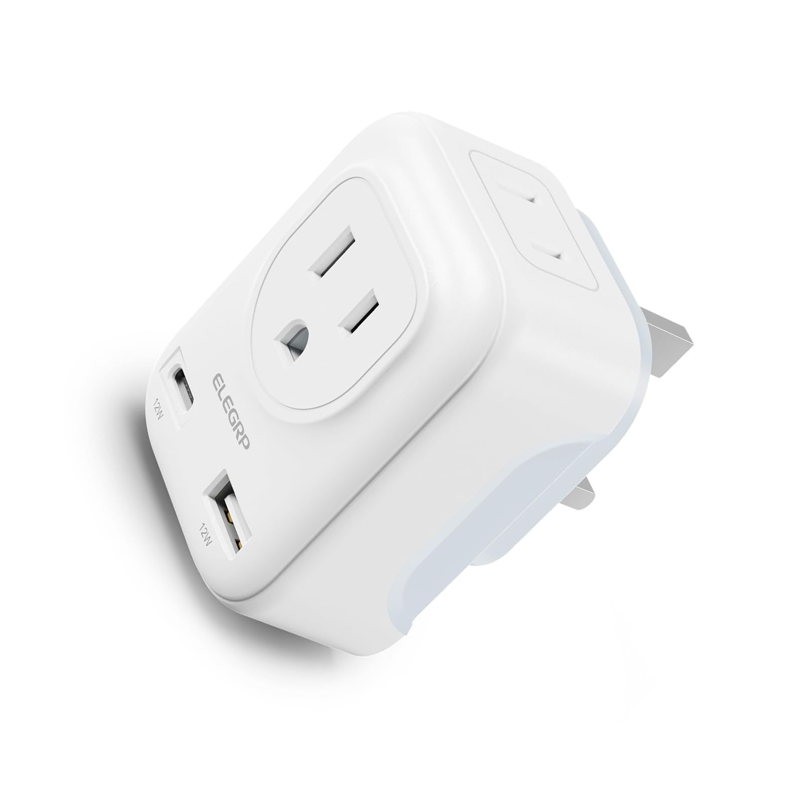 Universal Travel Adapter with USB Ports - Worldwide All-in-One Power Plug Converter for International Travel (US/EU/UK/AU) - Perfect for Business Trips, Vacations & Charging Devices Abroad