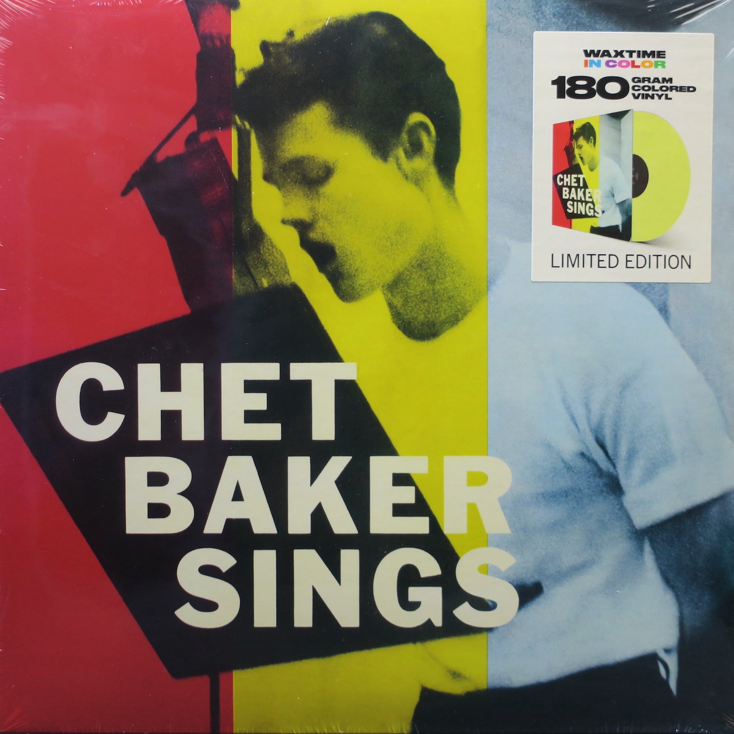 Chet Baker 'Sings' 180g Yellow Vinyl LP Record - Jazz Music Collector's Edition for Audiophiles & Home Listening