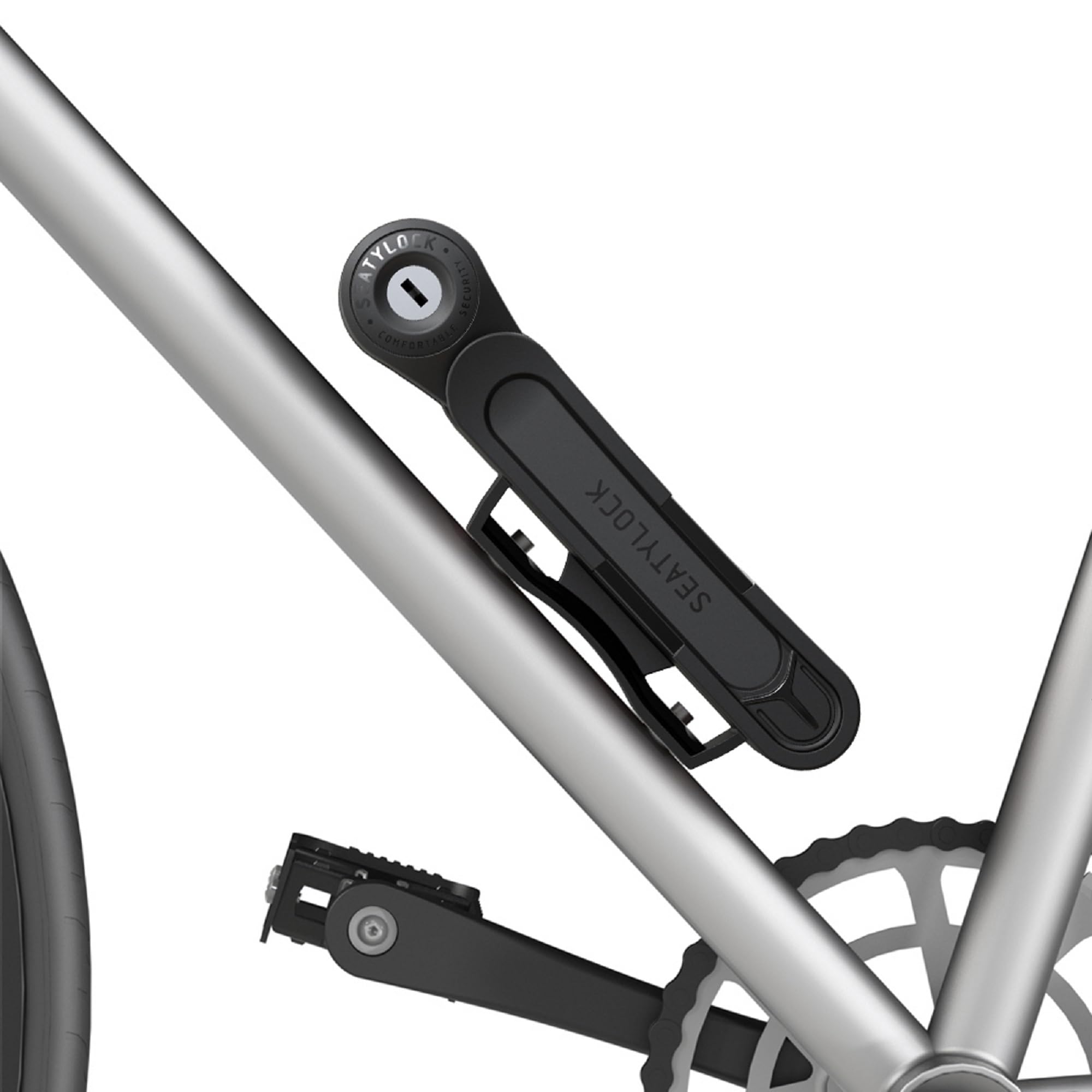 Seatylock FoldyLock Compact Folding Bike Lock - Lightweight High Security Bicycle Lock with Keys & Case - Heavy Duty Anti-Theft Protection for Bikes, Scooters & E-Bikes - Perfect for Commuting, Urban Riding & Travel