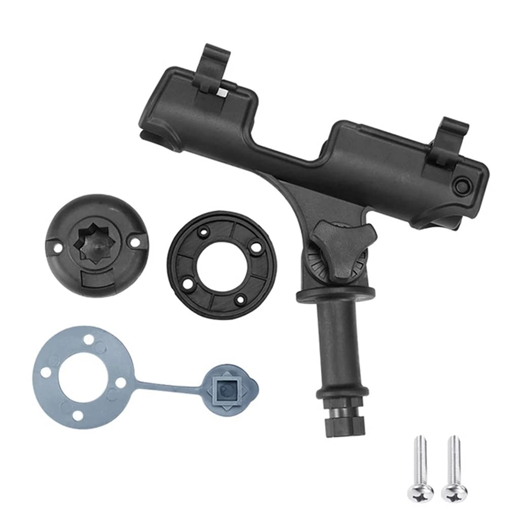 SLATIOM 360° Adjustable Kayak Fishing Rod Holder - Boat Pole Mount Bracket with Rotatable Angle Support for Fishing Tackle | Perfect for Kayak Anglers & Boat Fishing Enthusiasts