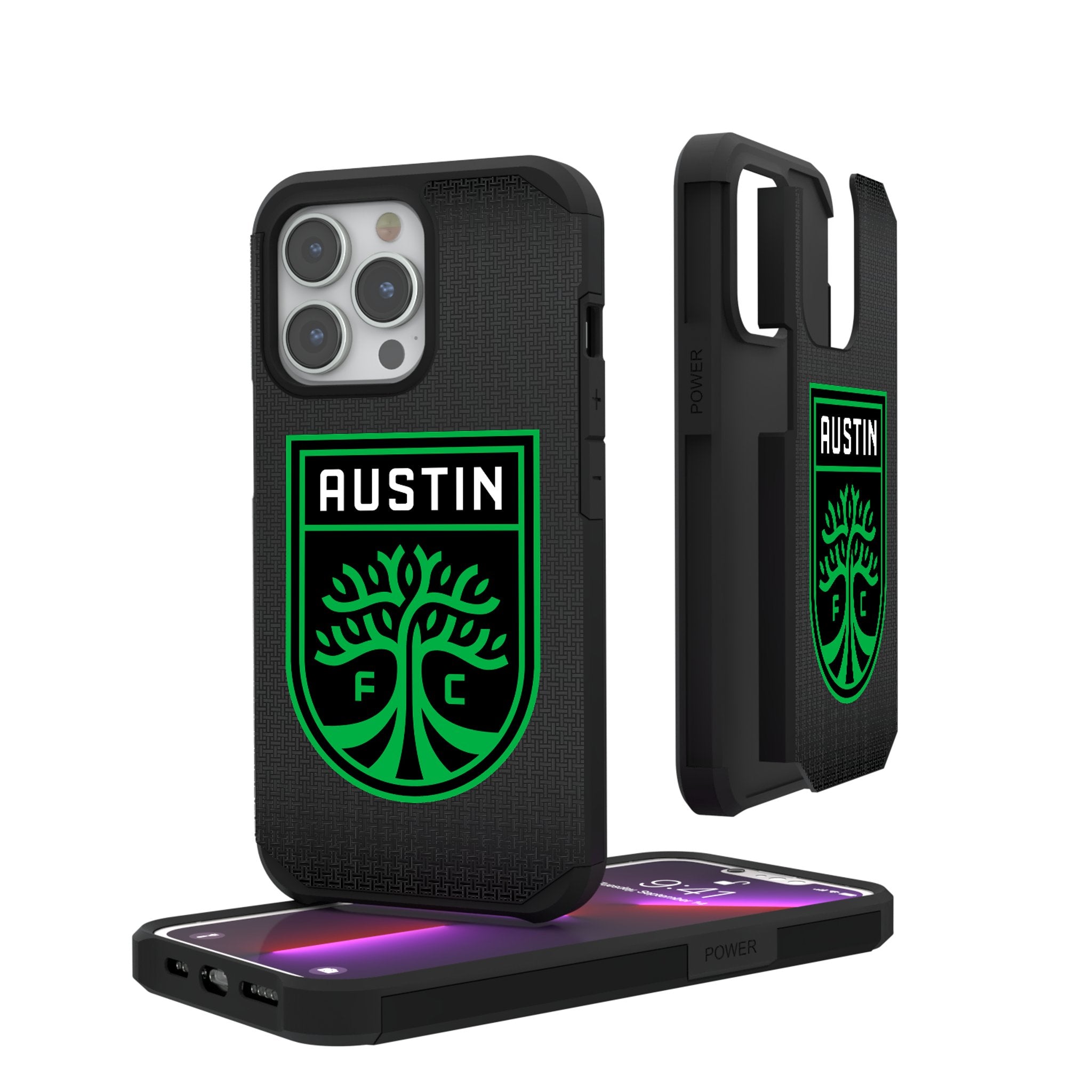 Austin FC Rugged Linen Phone Case - Durable Protection for iPhone & Samsung - Perfect for Soccer Fans & Outdoor Adventures