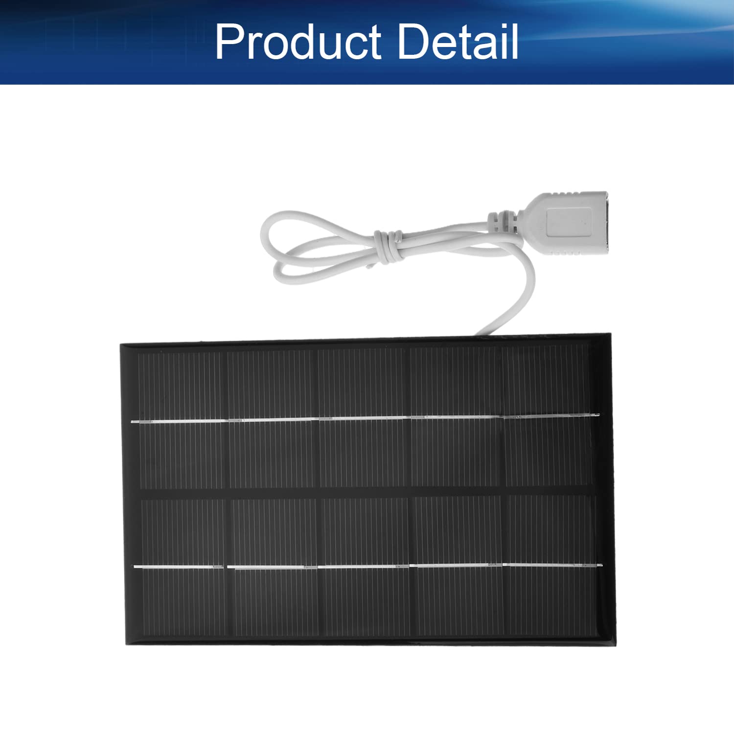 Bettomshin 1Pc 5V 2W Mini Solar Panel - Polycrystalline Solar Cell Module for DIY Solar System Kits, Light Electric Toys, and Solar Battery Chargers (5.59