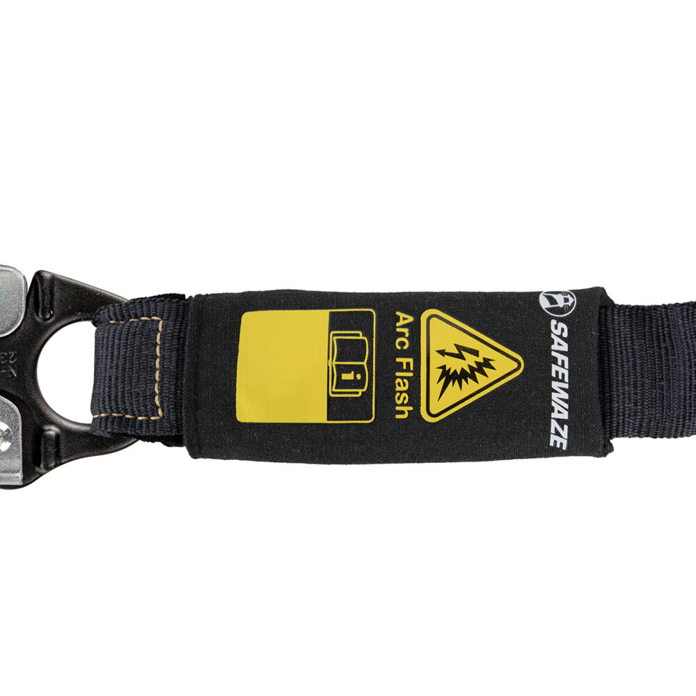 Arc Flash 6' Internal Energy Absorbing Safety Lanyard - Aramid Fiber Construction with Aluminum Snap Hook - Fall Protection for Electrical Workers & Industrial Use
