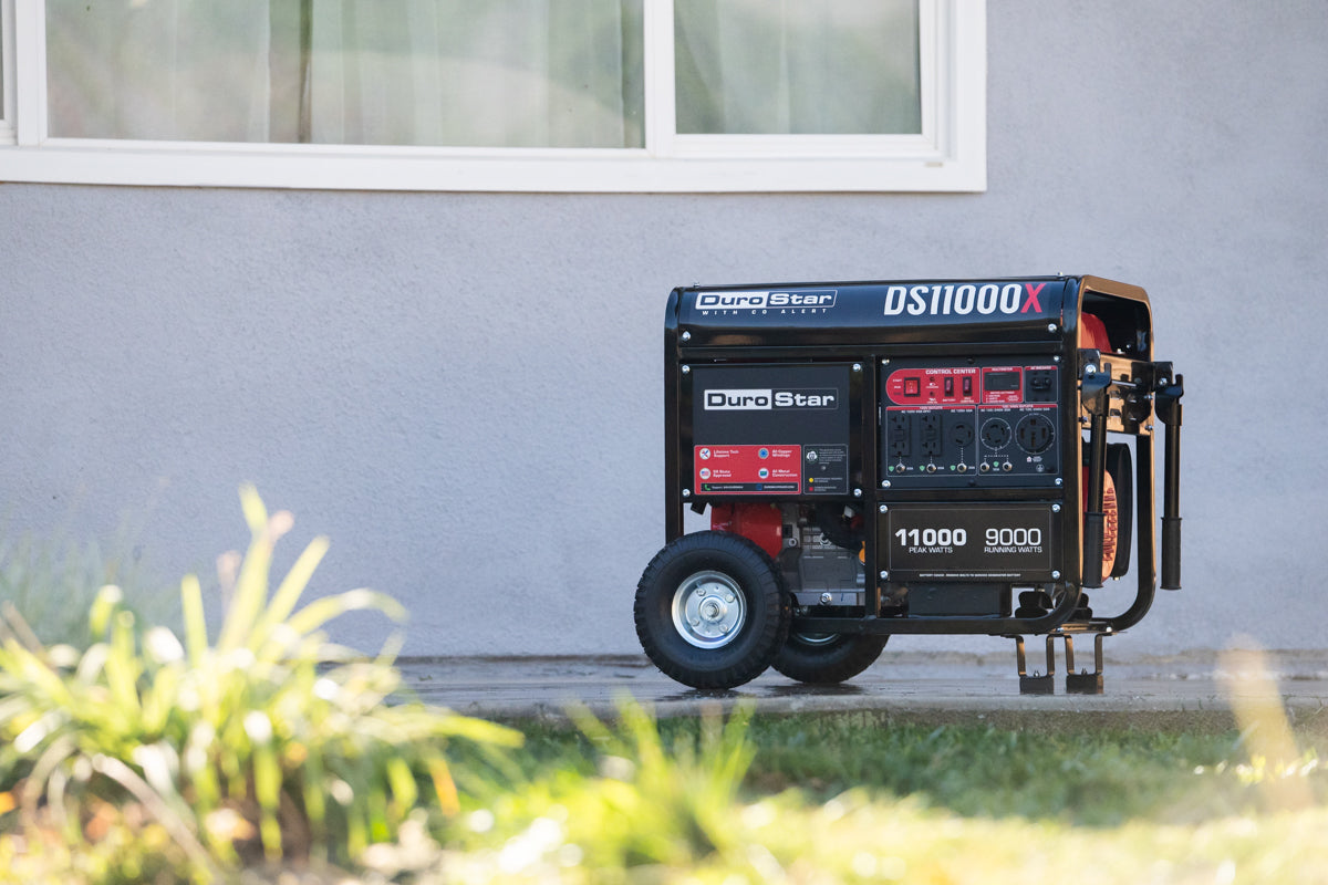 11,000 Watt Portable Gasoline Generator with CO Alert - Reliable Backup Power for Home, Camping & Emergency Use