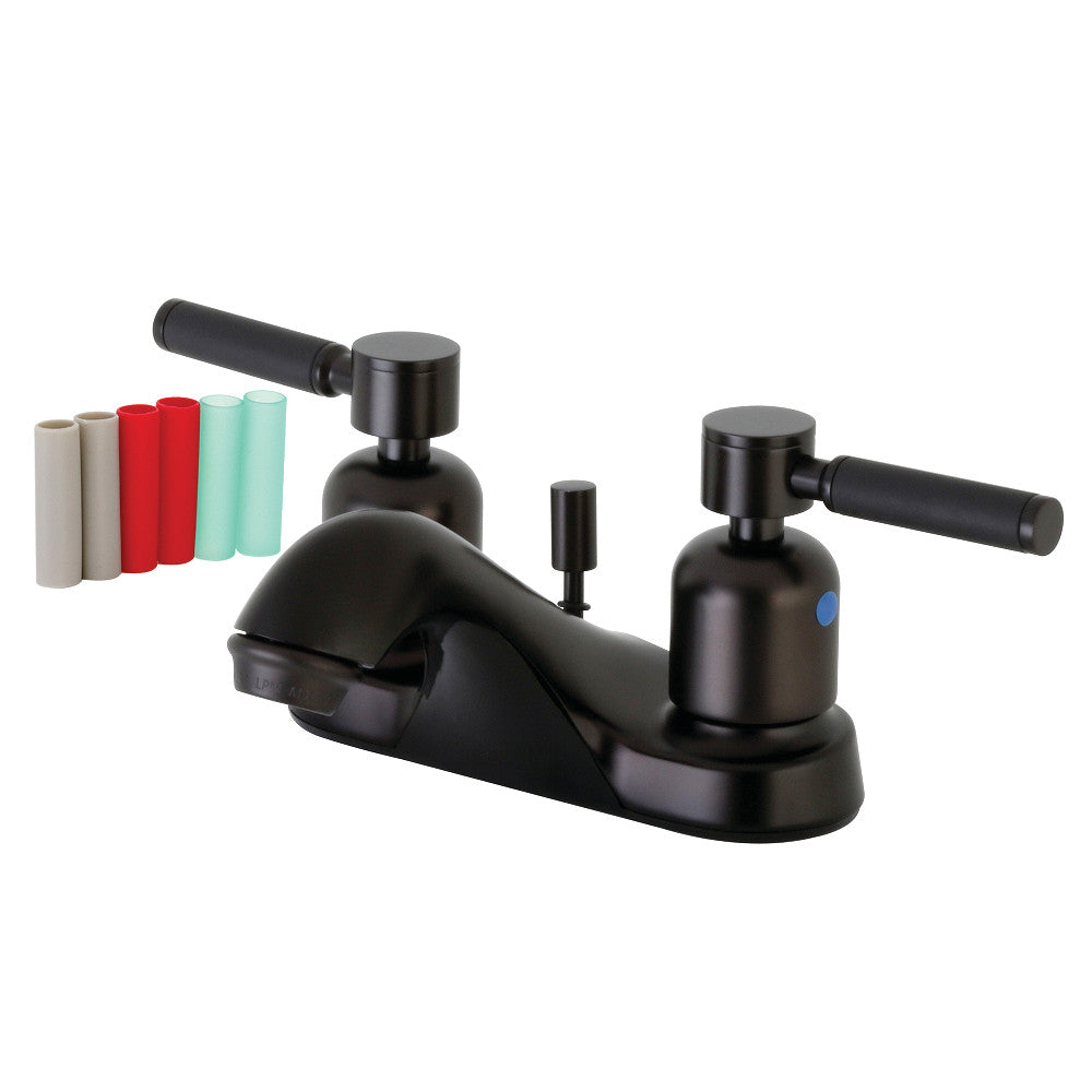 Kingston Brass FB5625DKL 4-Inch Centerset Bathroom Faucet - Chrome Finish for Sink Vanity, Perfect for Modern Home & Commercial Use