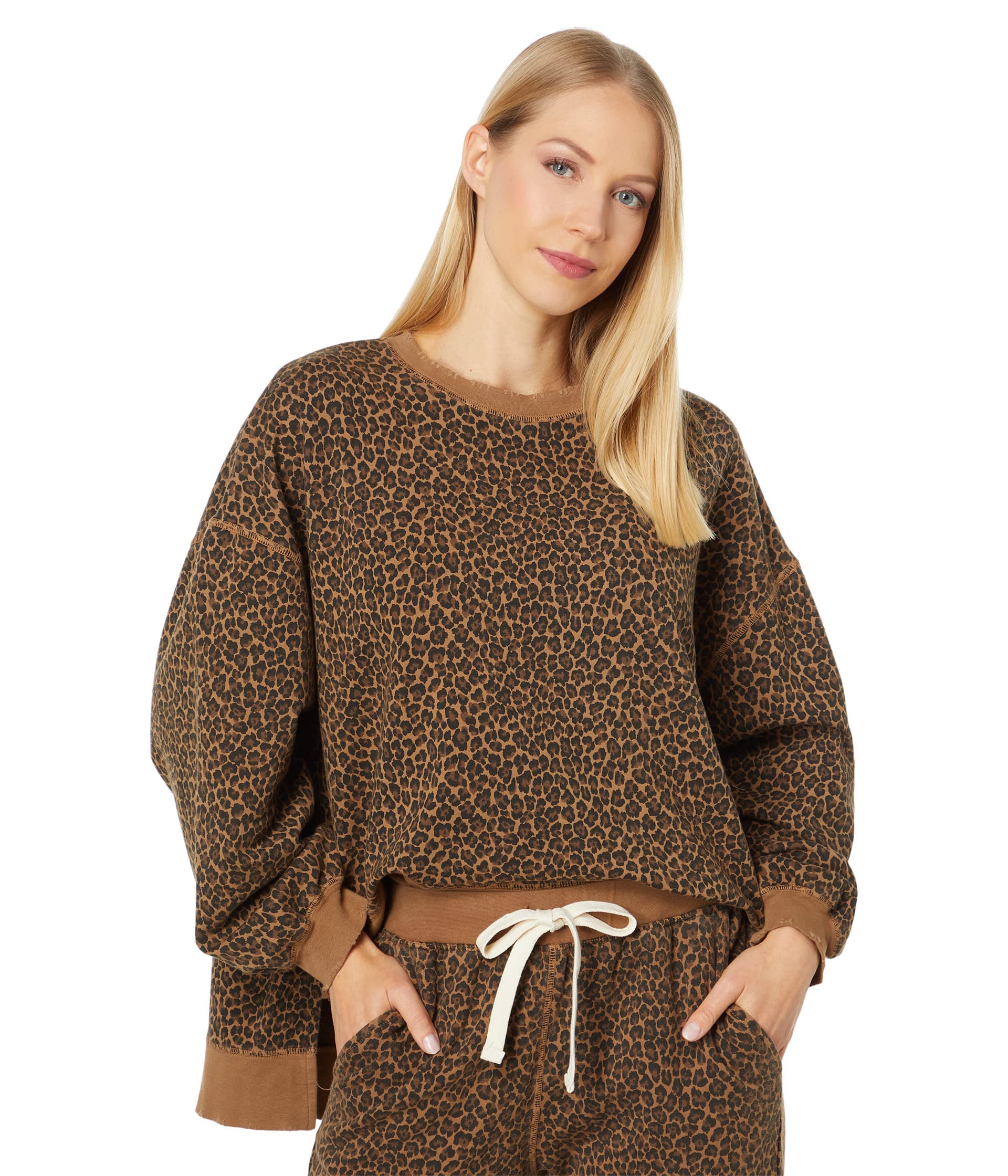Electric & Rose Neil Sweatshirt for Women - Soft Fleece Pullover with Hood - Cozy Casual Wear for Fall & Winter - Perfect for Lounging, Travel, and Outdoor Activities