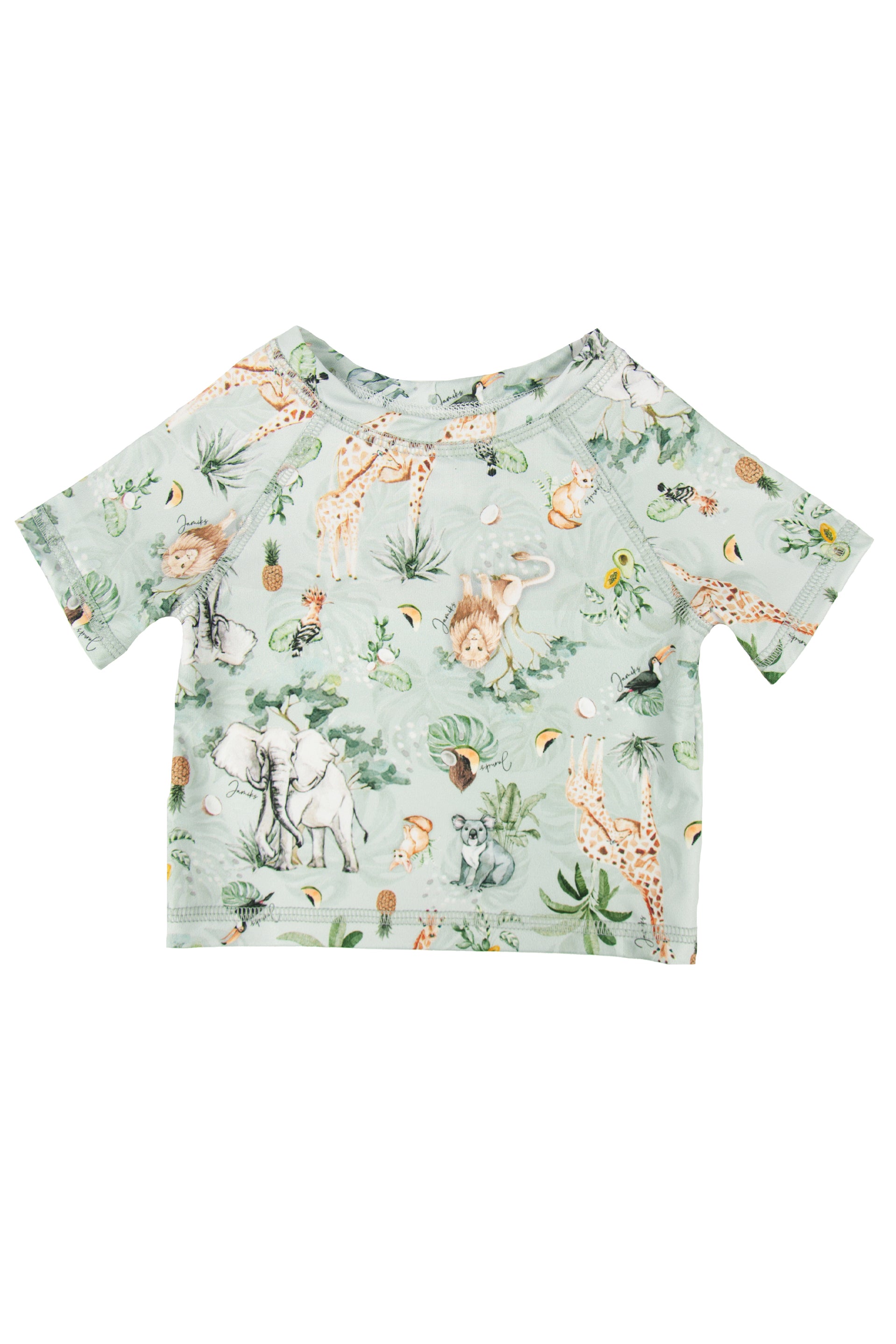 Triton Mint Safari Swim Set for Kids - UPF 50+ Sun Protection, Quick Dry Swimwear for Boys & Girls - Perfect for Beach, Pool, and Summer Water Activities