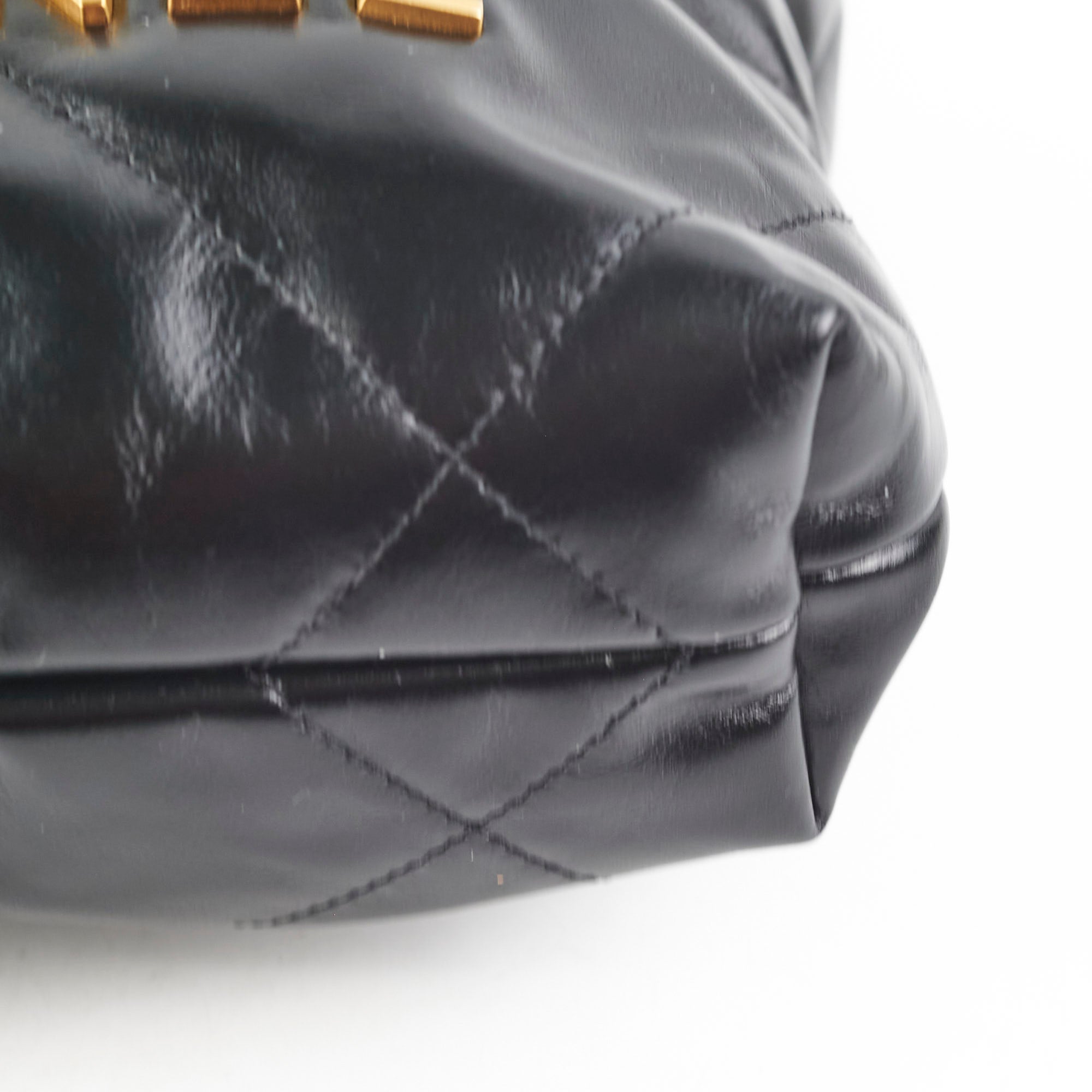 Chanel Mini 22 Handbag Black Leather Crossbody Bag for Women - Perfect for Date Night, Parties & Everyday Luxury
