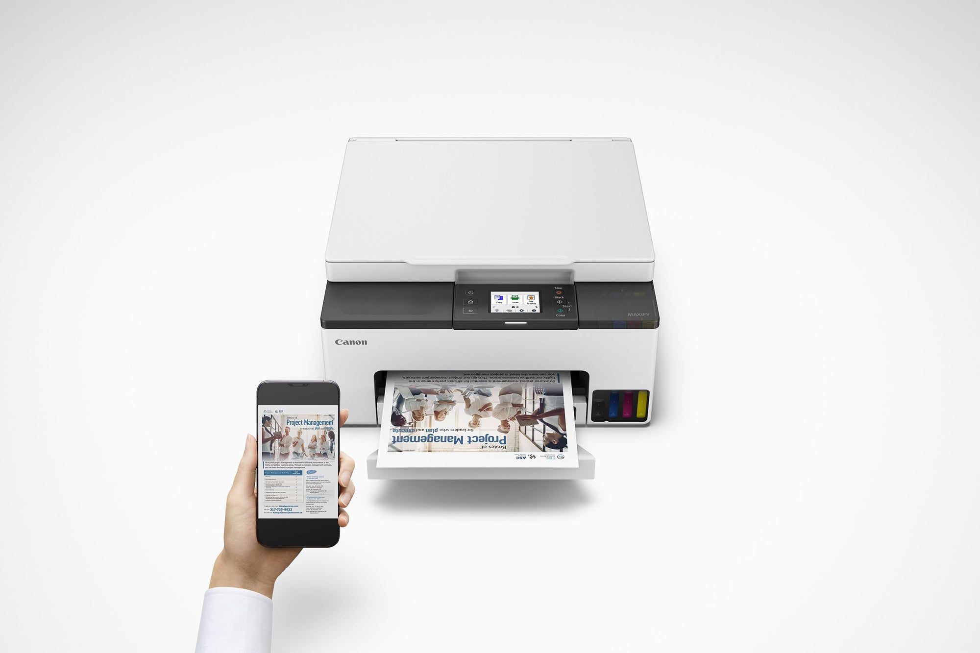 CANON MAXIFY GX1070 Business Inkjet All-in-One Printer - High Volume Printing for Office & Home Use, Copy Scan Fax - Ideal for Small Businesses & Remote Work