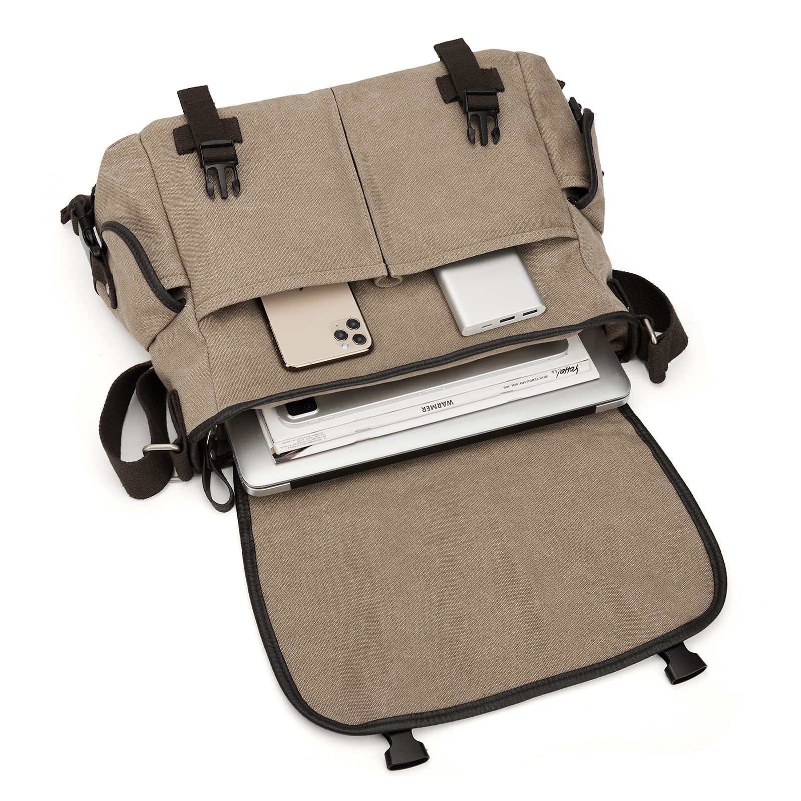 Waterproof Messenger Bag for Men - Durable Crossbody Shoulder Satchel Bag for Work, Travel & Daily Commute