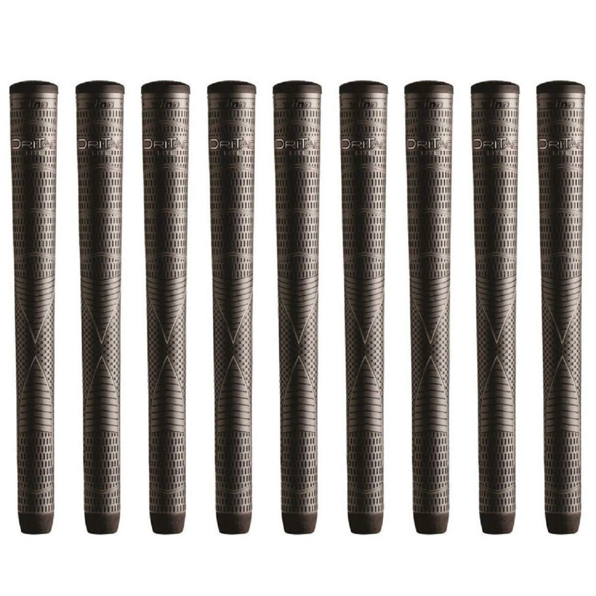 Winn Dri-Tac Lite 9 Piece Golf Grip Bundle - Premium Golf Club Grips for Better Control & Comfort - Perfect for Golfers of All Levels on the Course