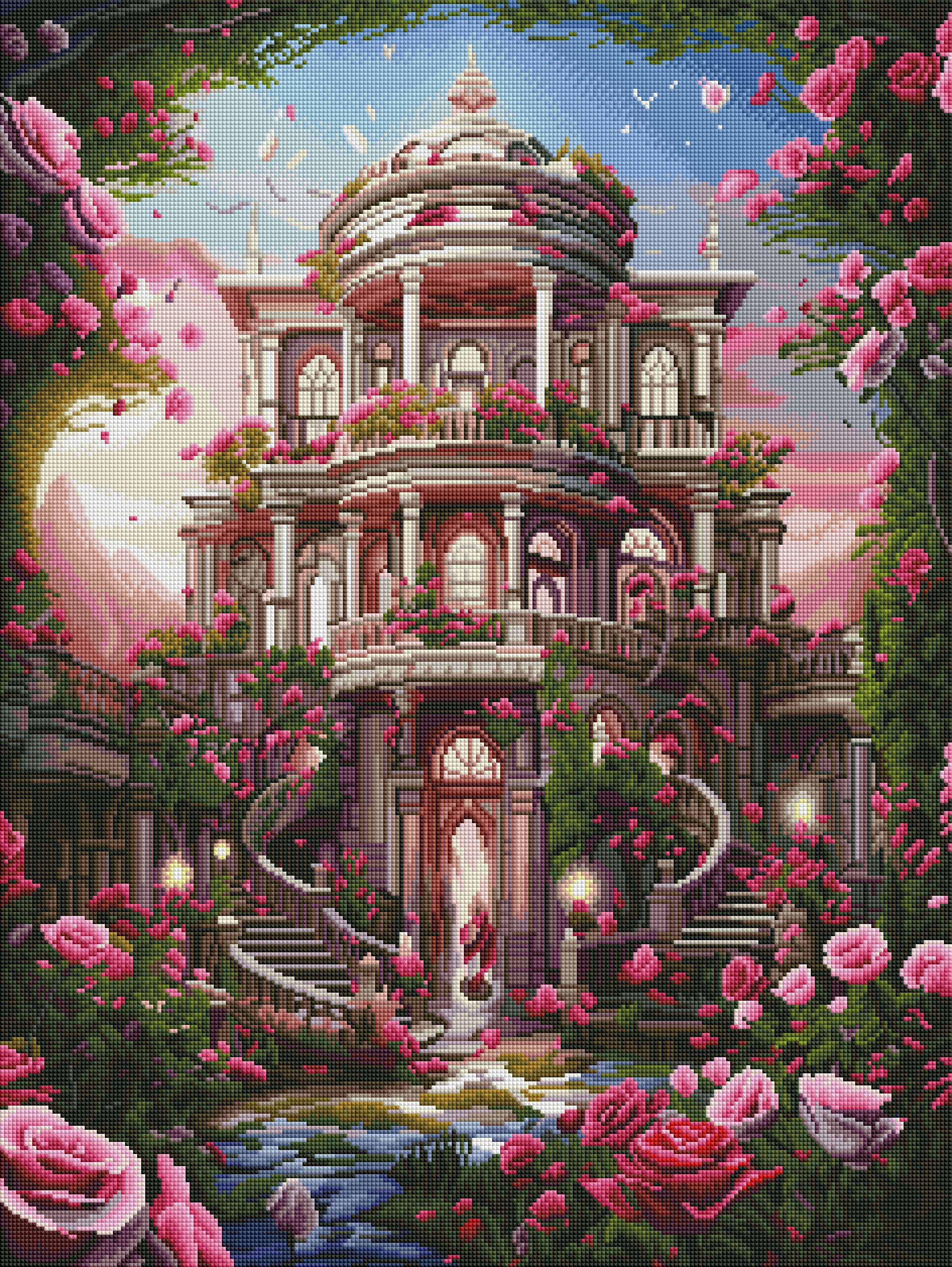 Red Rose Manor - Elegant Home Decor for Living Room, Bedroom & Dining Room | Perfect for Romantic Ambiance & Special Occasions