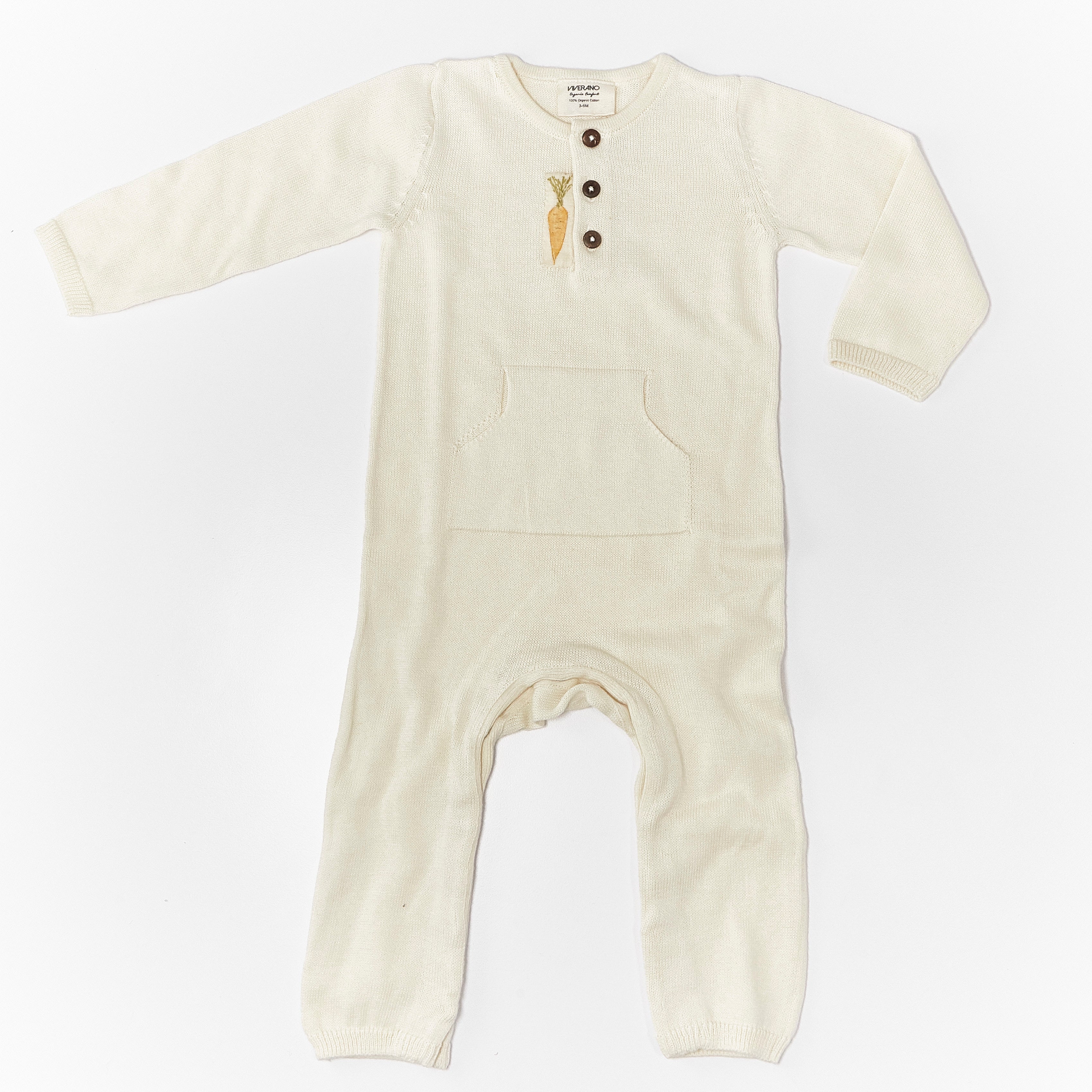 Viverano Organic Knit Cotton Baby Gift Set - Soft & Hypoallergenic Newborn Clothes for Shower, Christening & Photo Shoots