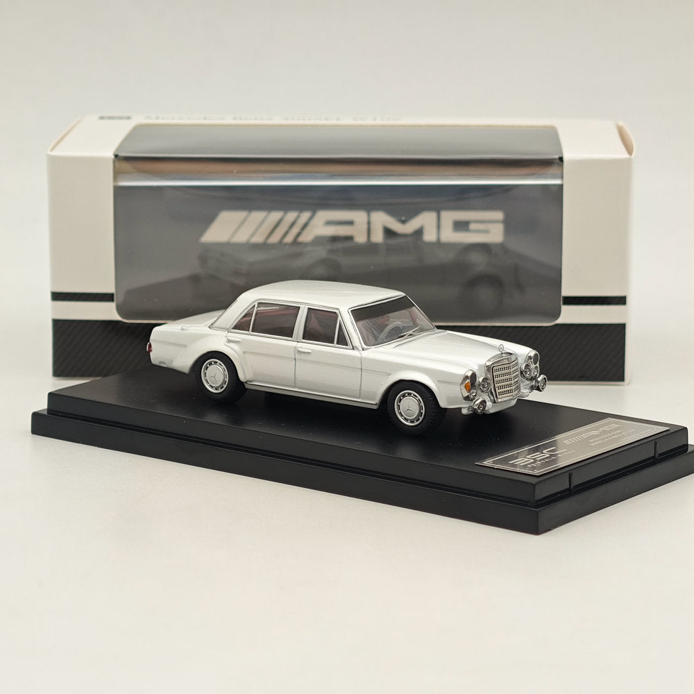 1:64 Mercedes Benz 300SEL W109 AMG White Diecast Car Model - Collectible Toy Car for Adults & Kids - Perfect for Display, Gifts, and Car Enthusiast Collections