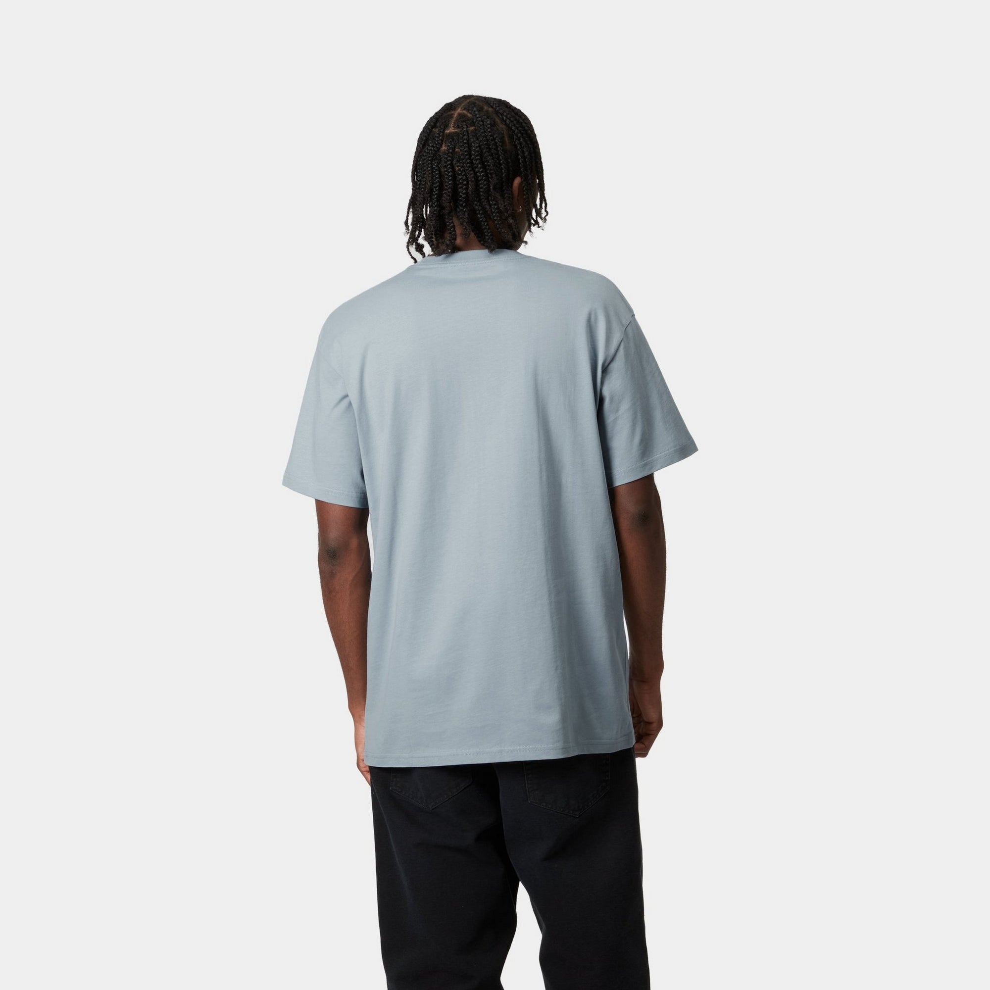 Chase T-Shirt for Men & Women | Soft Frosted Blue Cotton Tee - Perfect for Casual Wear, Gym, and Everyday Outfits