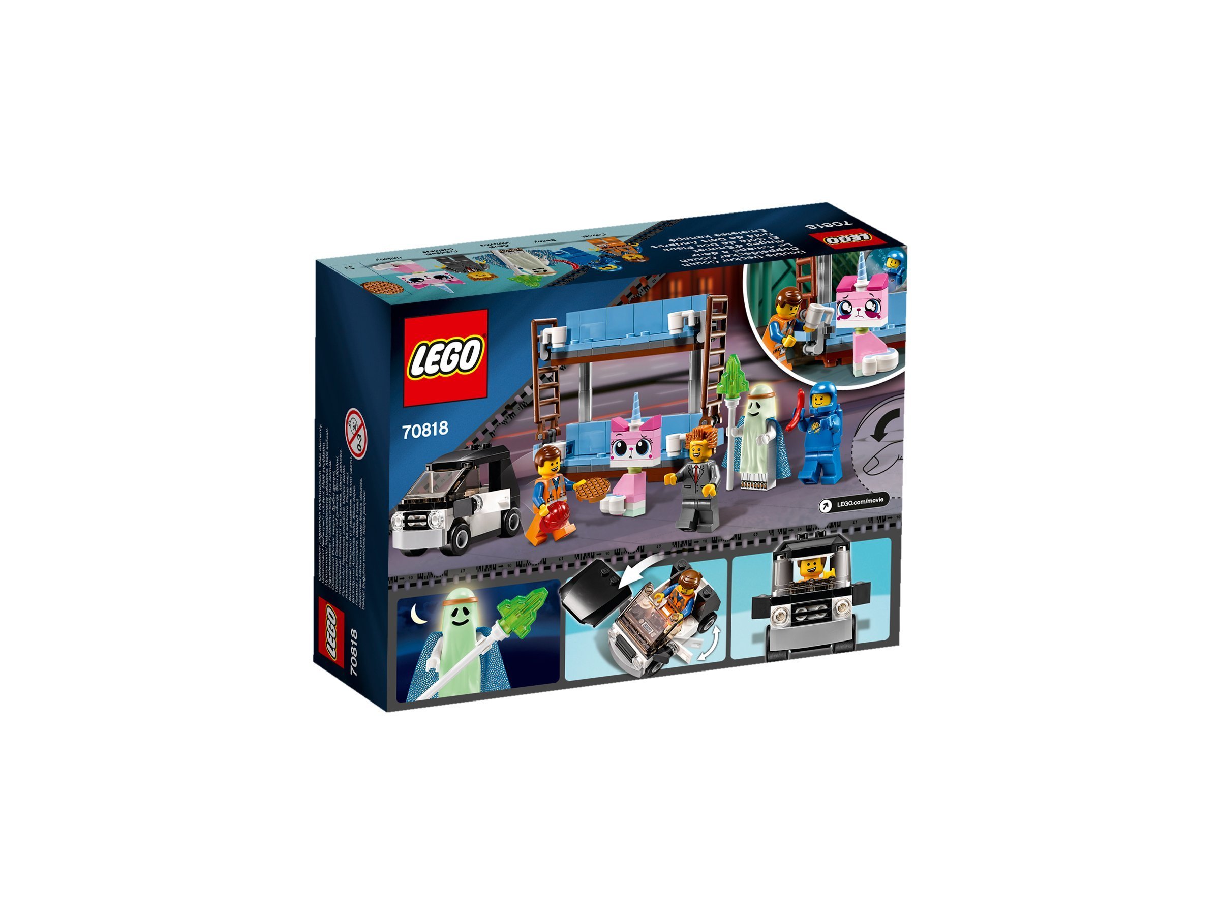 LEGO Movie 70818 Double Decker Couch Building Set - Collectible Toy for Kids & Adults - Perfect for Movie Fans & Home Decor Display