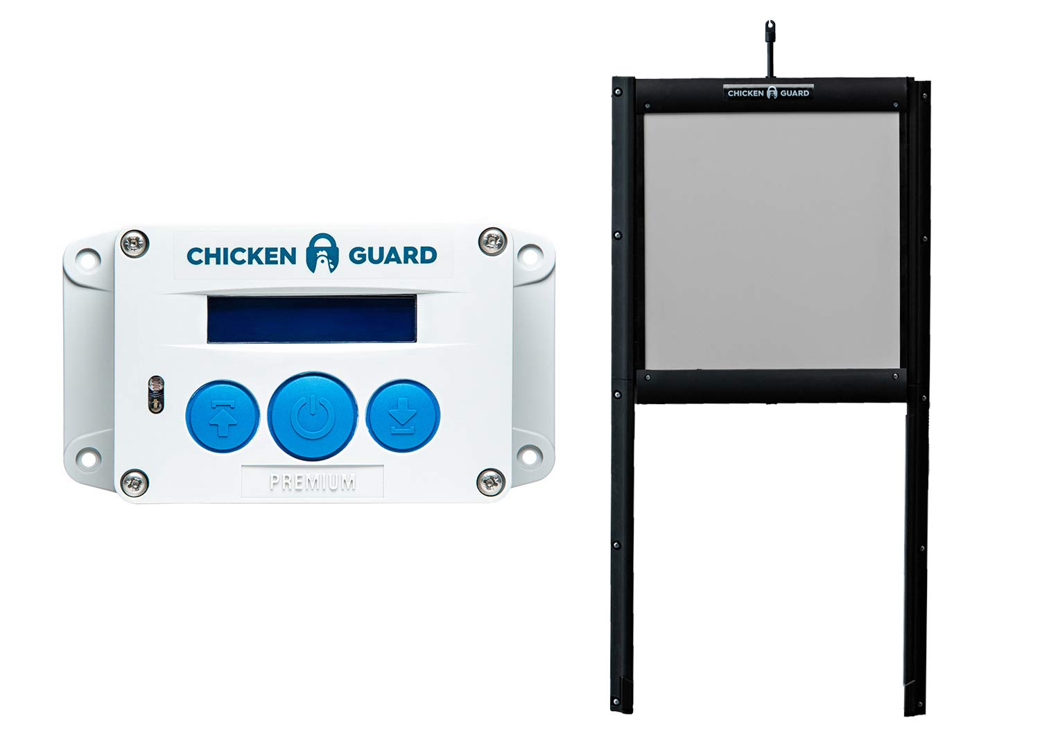 Waterproof Automatic Chicken Coop Door with Timer & Light Sensor - Predator Proof Self-Locking Pop Hole Kit for Poultry Houses | Perfect for Backyard Farms, Homesteads & Chicken Keepers