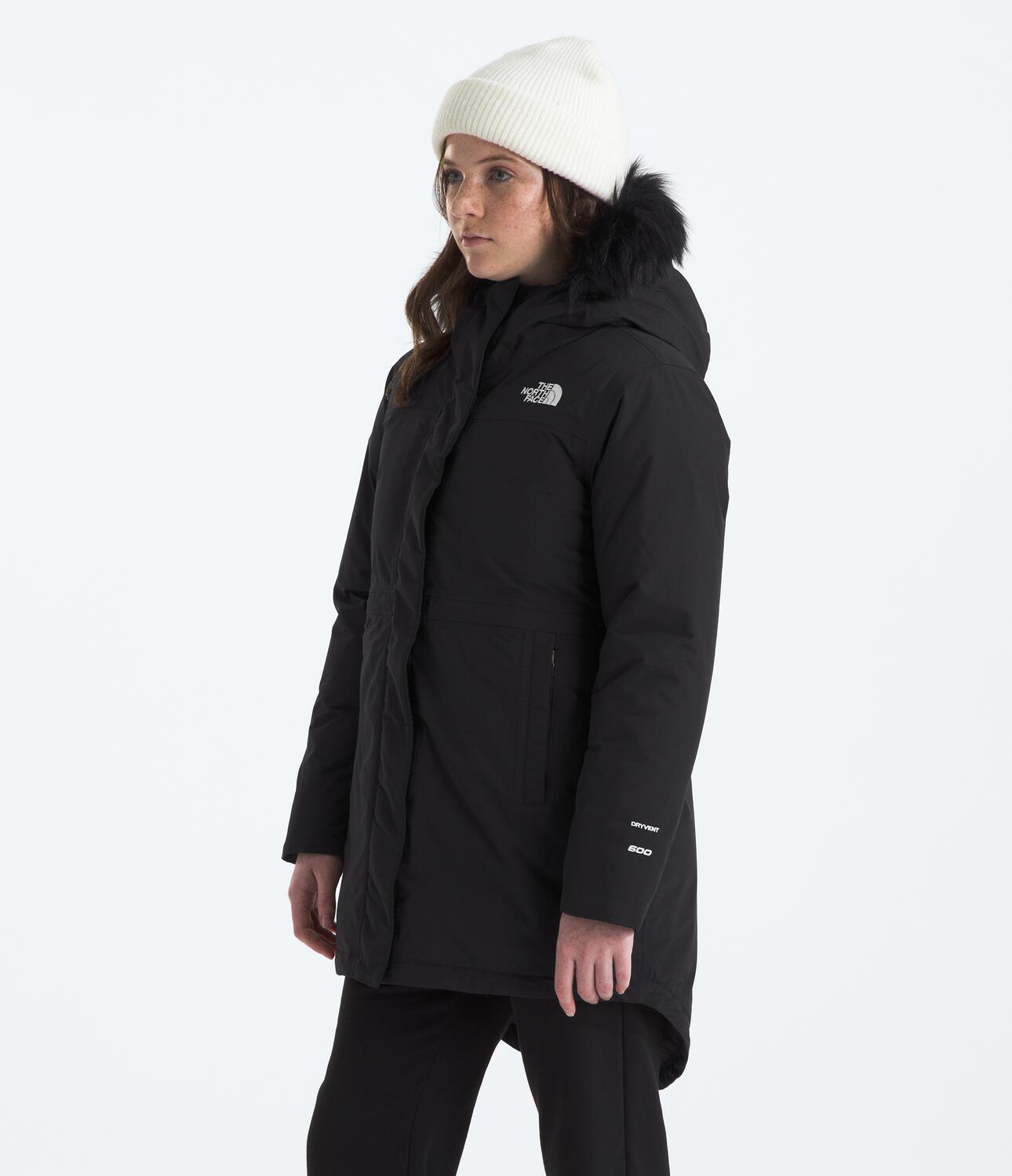 Arctic Parka Winter Coat for Girls - NF0A8A30 | Warm Waterproof Hooded Jacket for Cold Weather, Snow Play & Outdoor Activities