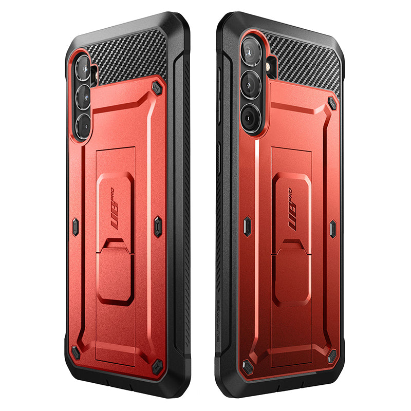 Samsung Galaxy S23 FE Unicorn Beetle PRO Heavy Duty Rugged Phone Case - Shockproof, Drop Protection, Metallic Red | Perfect for Outdoor, Work & Extreme Sports