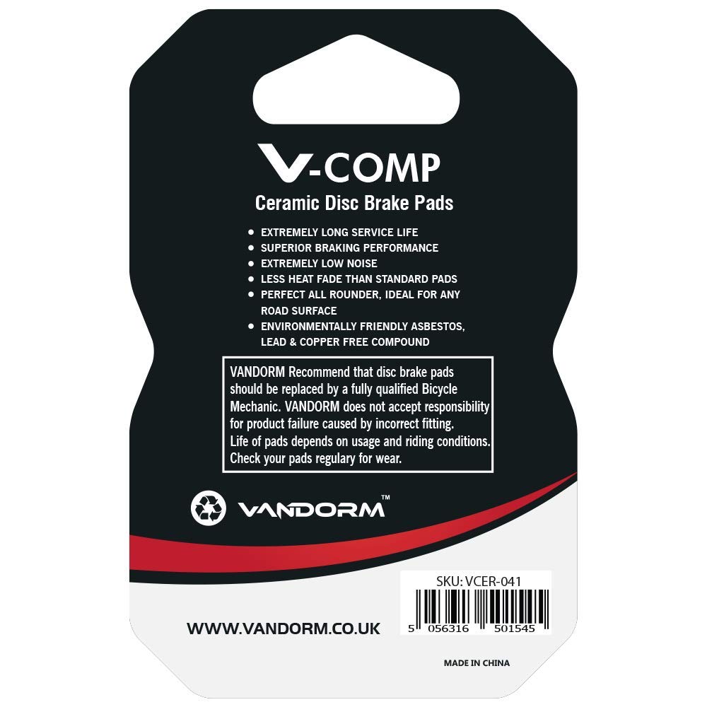 Vandorm High-Performance Disc Brake Pads for Cars & Trucks - Premium Quality Brake Pads for Smooth & Safe Stopping - Perfect for Daily Commute, Highway Driving & Off-Road Adventures